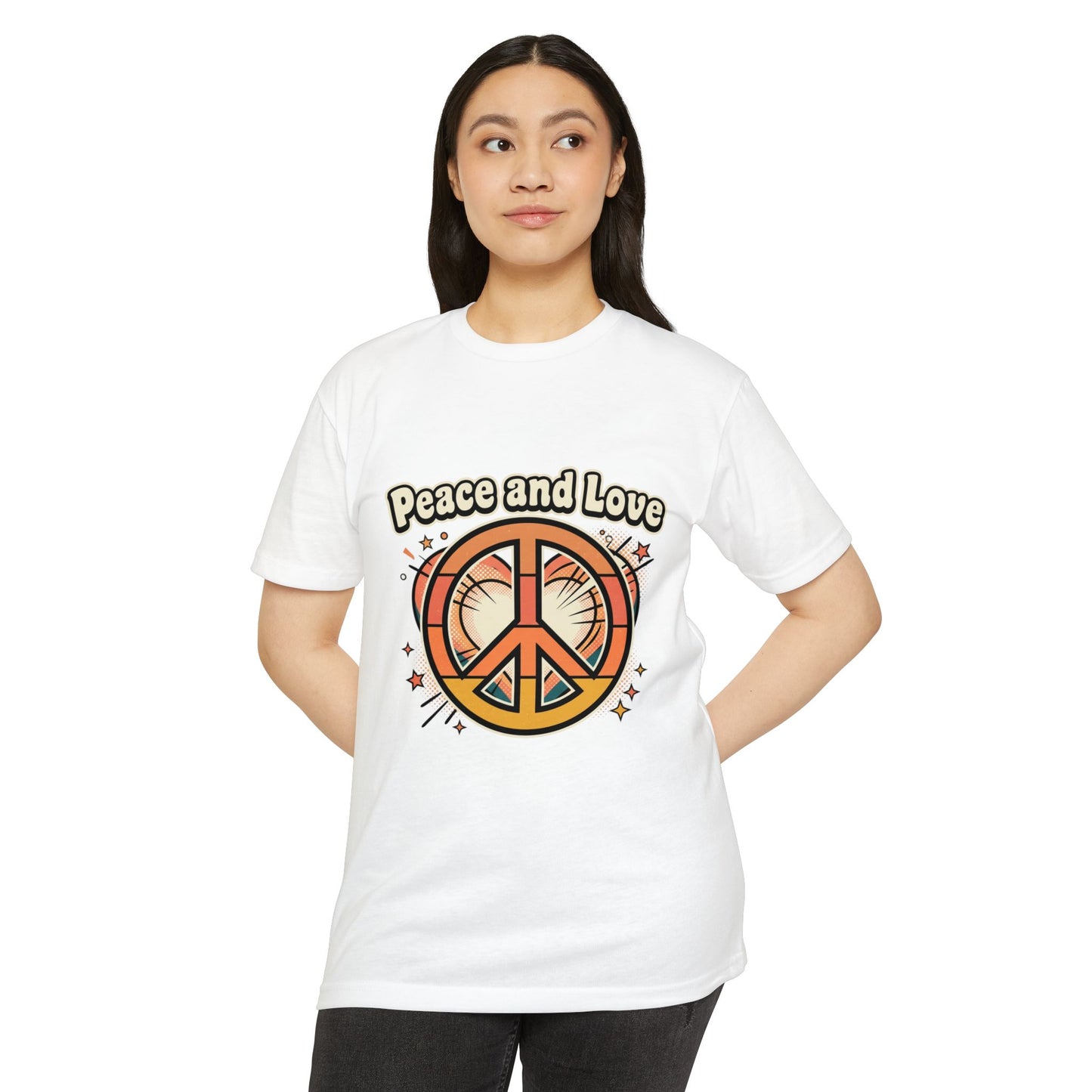 Peace and Love Vintage Peace Sign T-Shirt