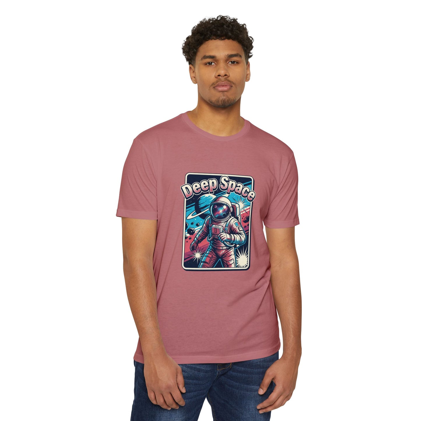 Deep Space Astronaut T-Shirt — Retro Space Exploration Tee