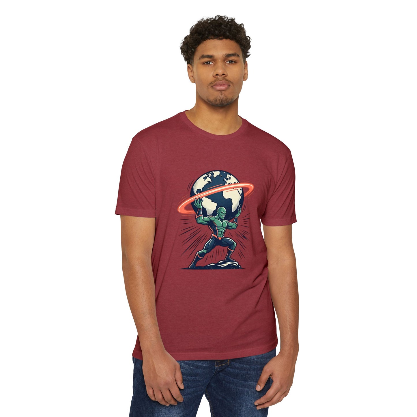 Atlas Strongman Vintage Earthlifting T-Shirt