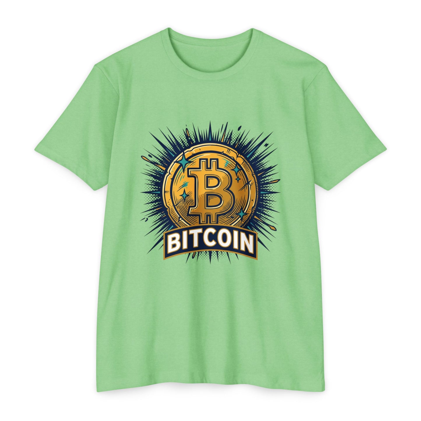Camiseta gráfica de Bitcoin — Camiseta vintage de moneda criptográfica