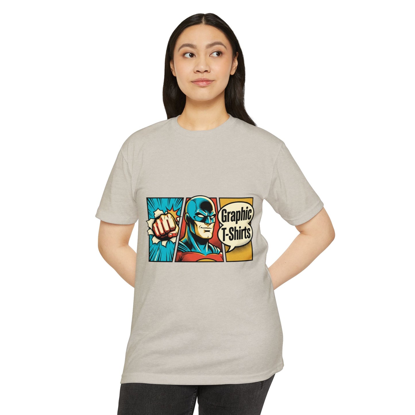Retro Comic Superhero T-Shirt — Pop Art Graphic Tee