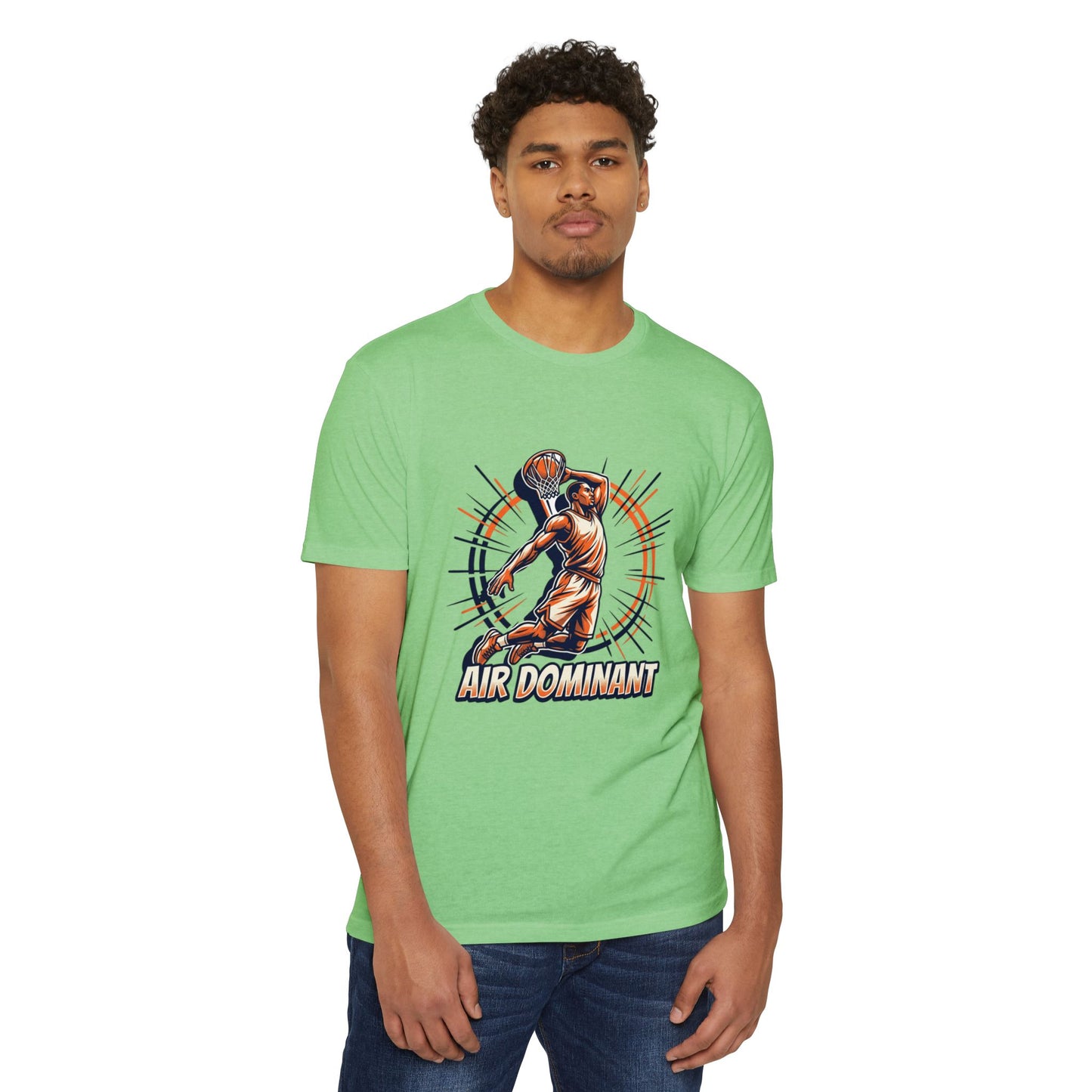 Air Dominant Basketball T-Shirt — Slam Dunk Player Graphic Tee