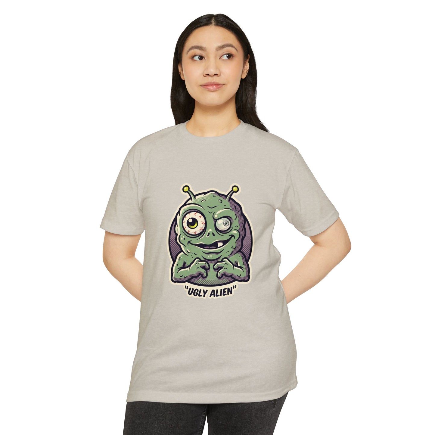 Funny Ugly Alien T-Shirt — Cartoon Graphic Tee