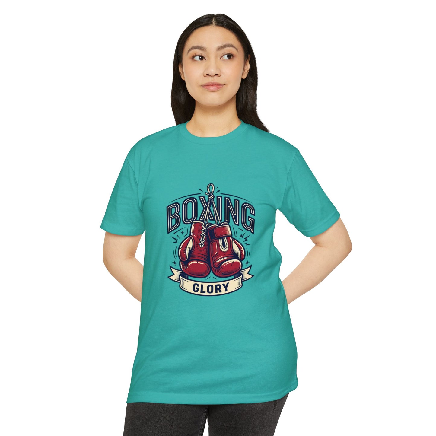 Boxing Glory T-Shirt – Vintage Red Gloves Graphic Tee
