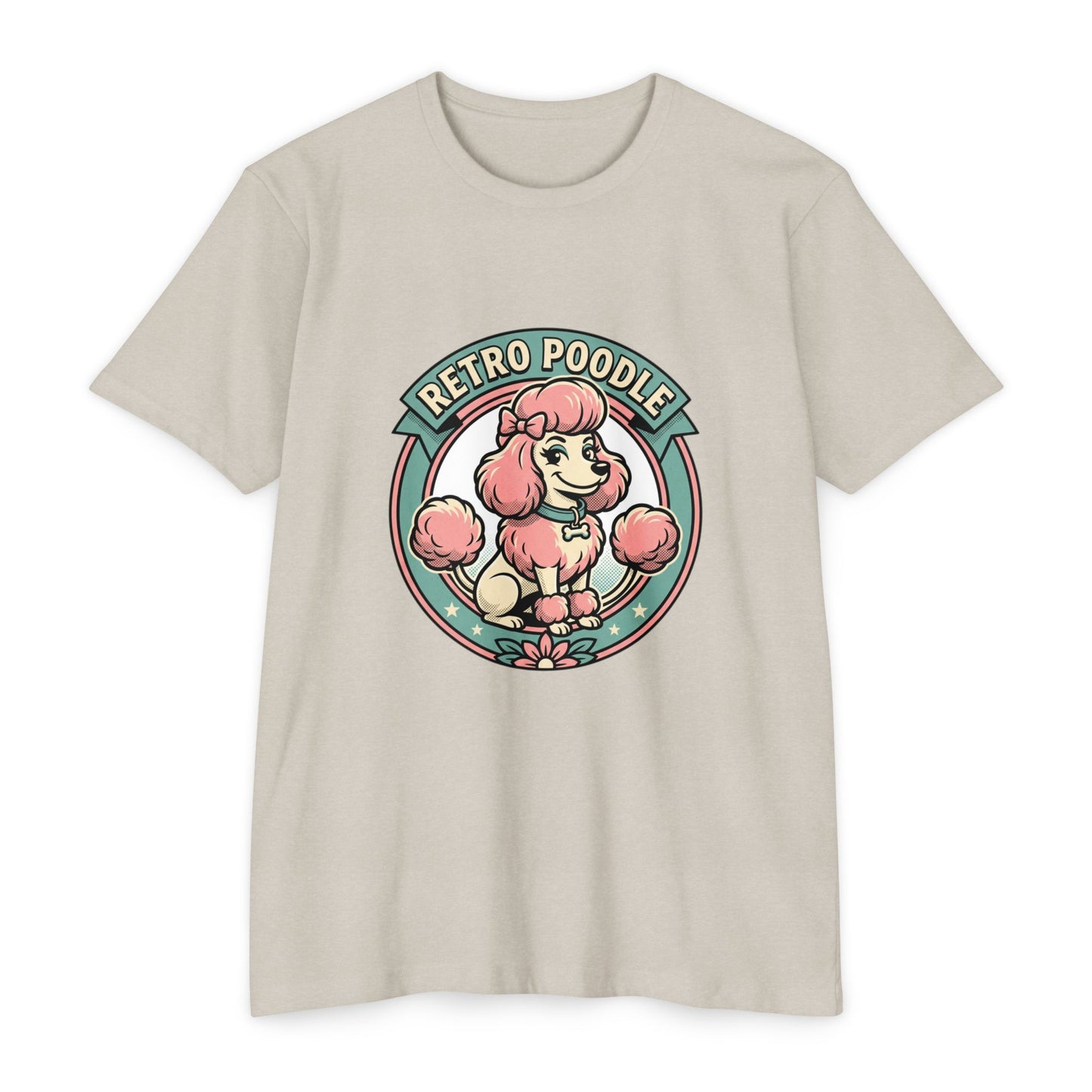 Retro Poodle T-Shirt — Vintage Cute Dog Graphic Tee