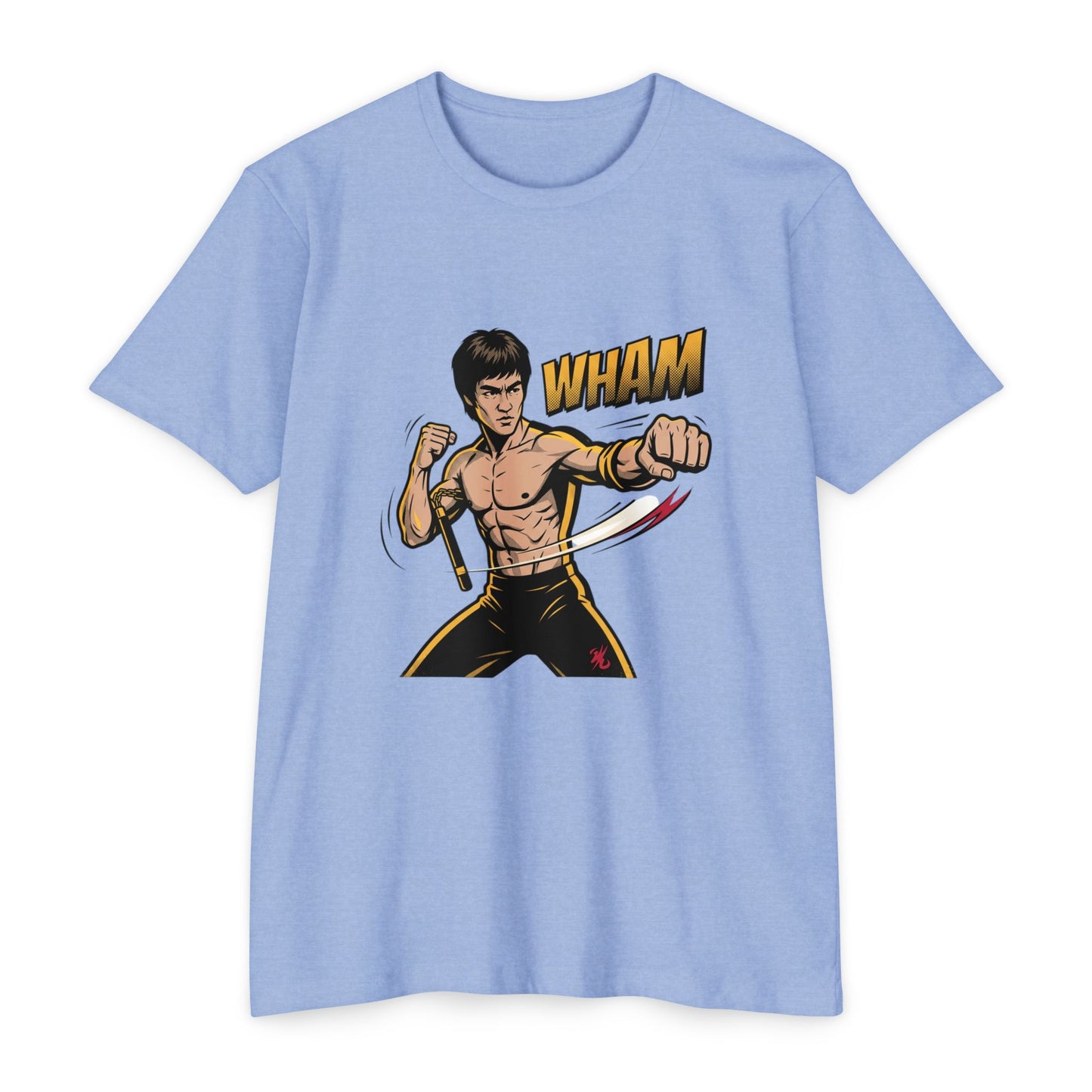 Camiseta gráfica de artes marciales — Camiseta de luchador estilo Bruce 'WHAM'