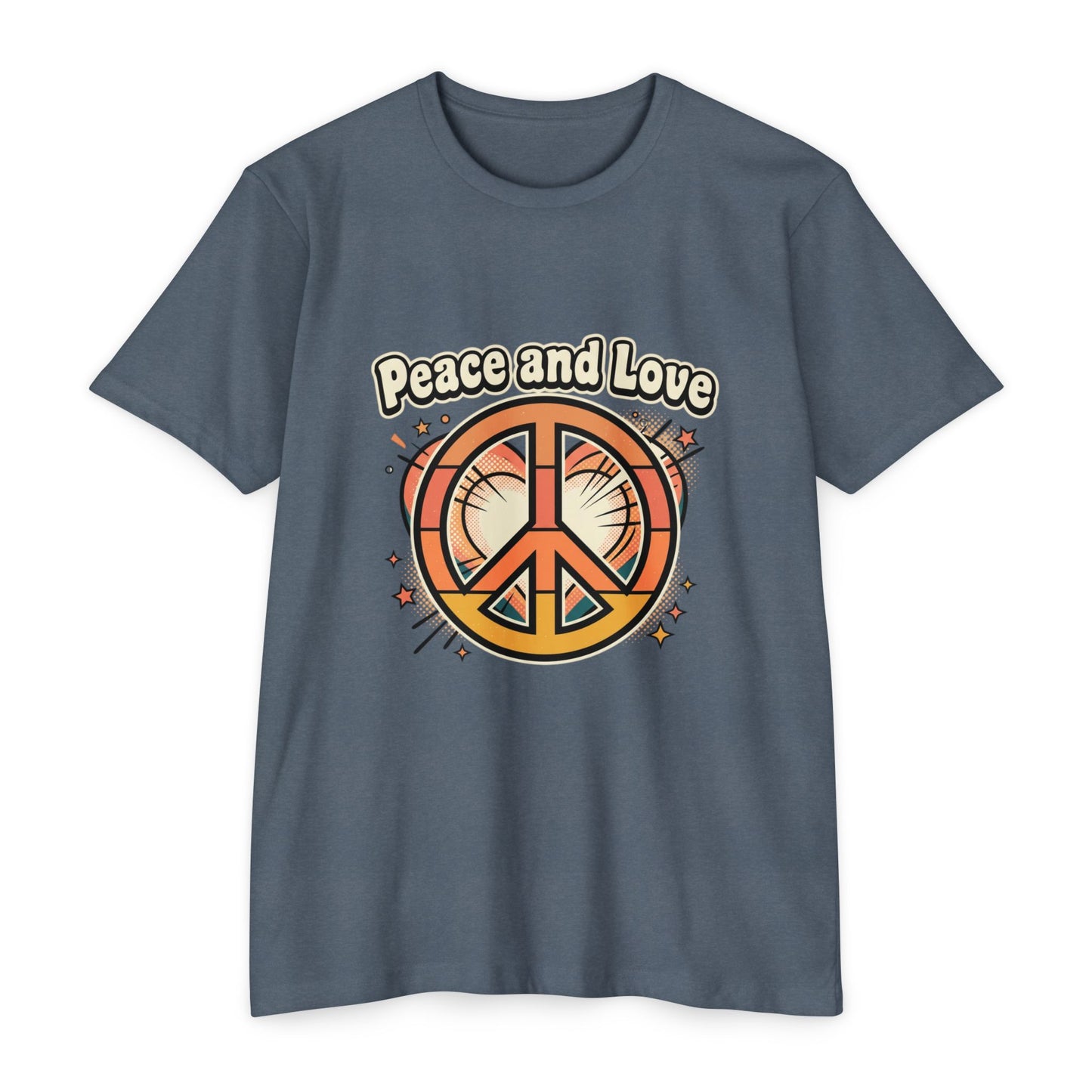Peace and Love Vintage Peace Sign T-Shirt