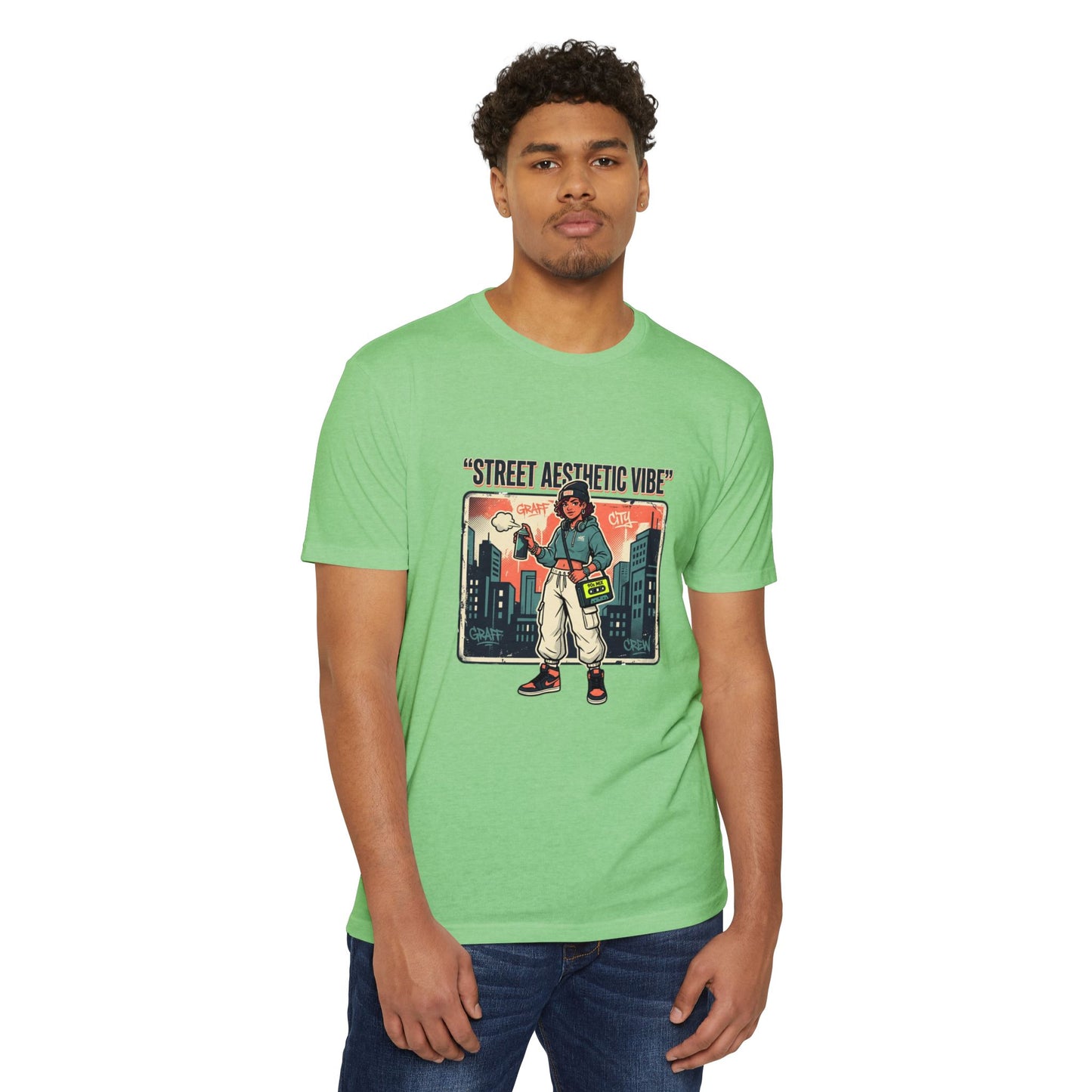 Street Aesthetic Vibe Graphic T-Shirt — Urban Skatewear Tee