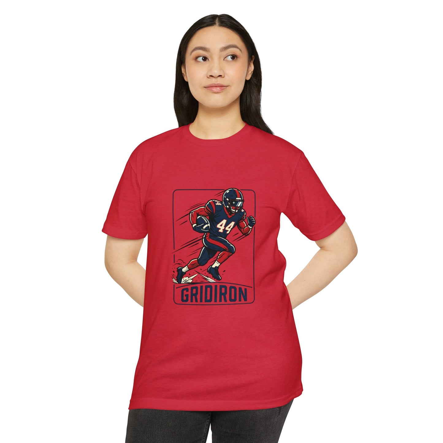 Camiseta Gráfica de Jogador de Futebol Americano