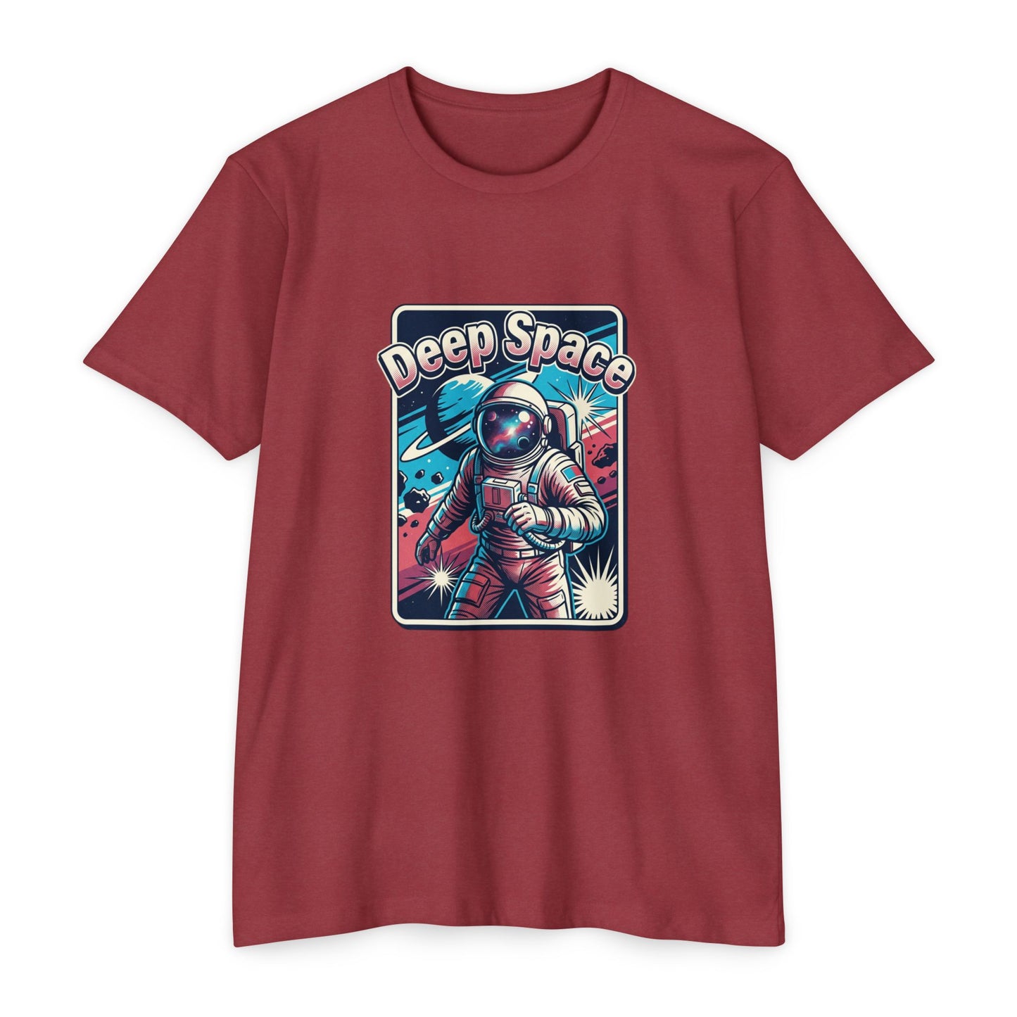 Deep Space Astronaut T-Shirt — Retro Space Exploration Tee
