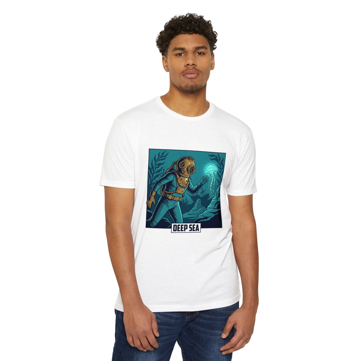Deep Sea Diver Vintage Helmet Scuba T-Shirt