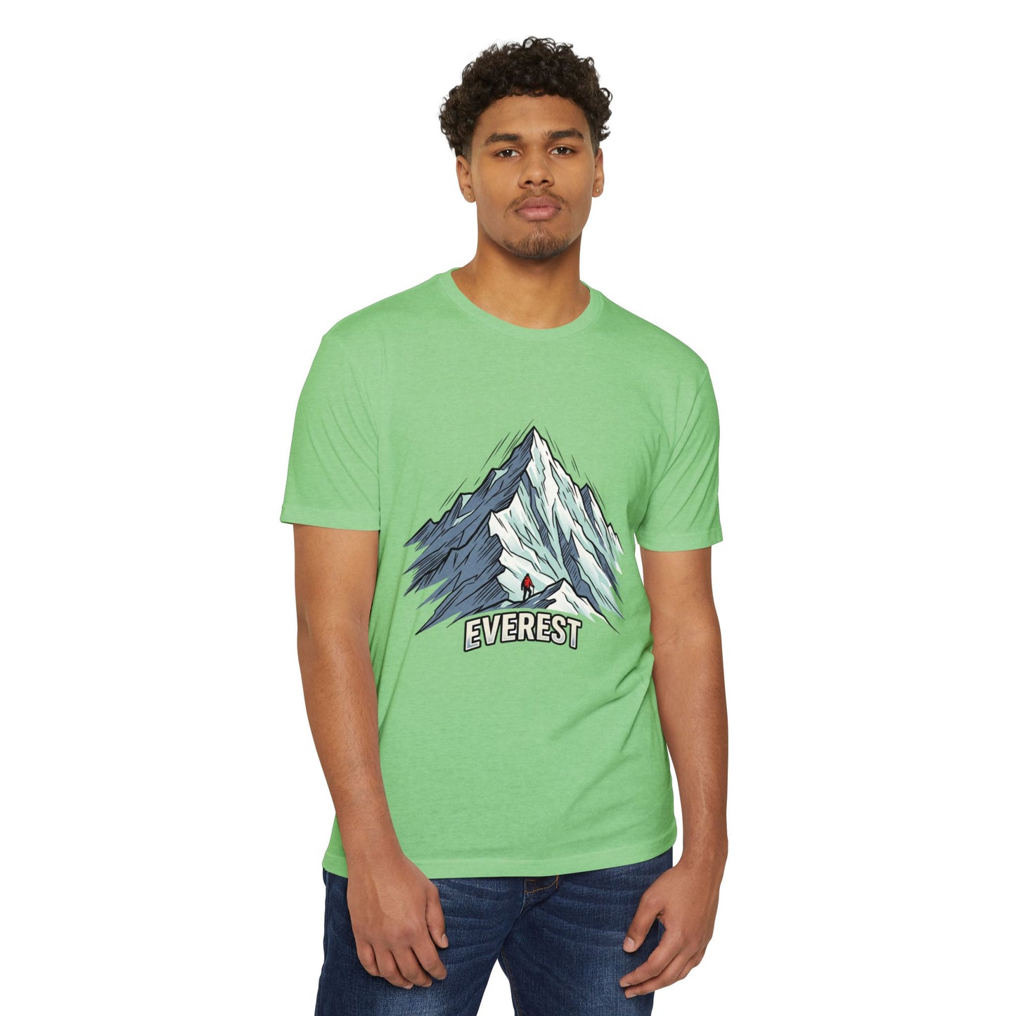 Everest Mountain Graphic T-Shirt — Adventure Climber Tee