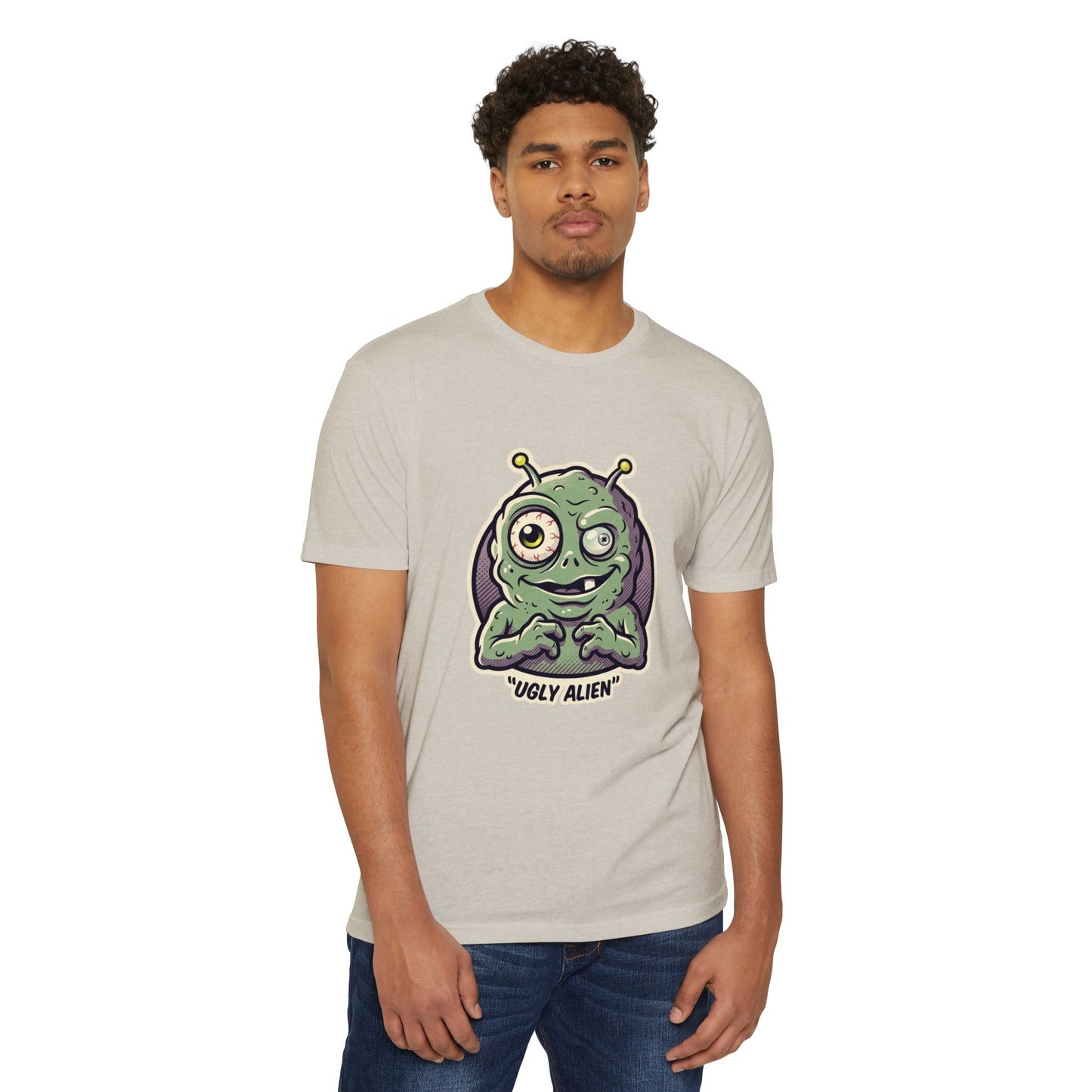 Funny Ugly Alien T-Shirt — Cartoon Graphic Tee