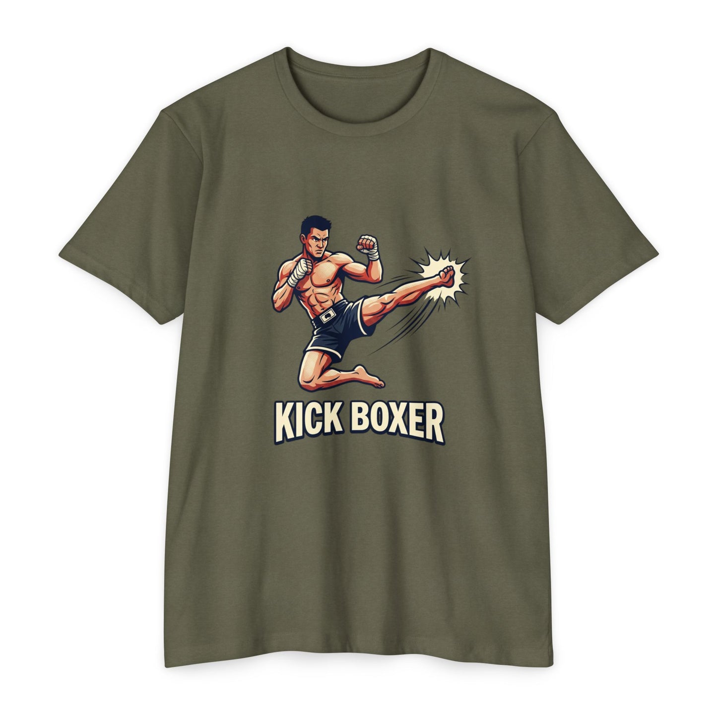 Camiseta Kick Boxer — Camiseta Retro Gráfica de Artes Marciales