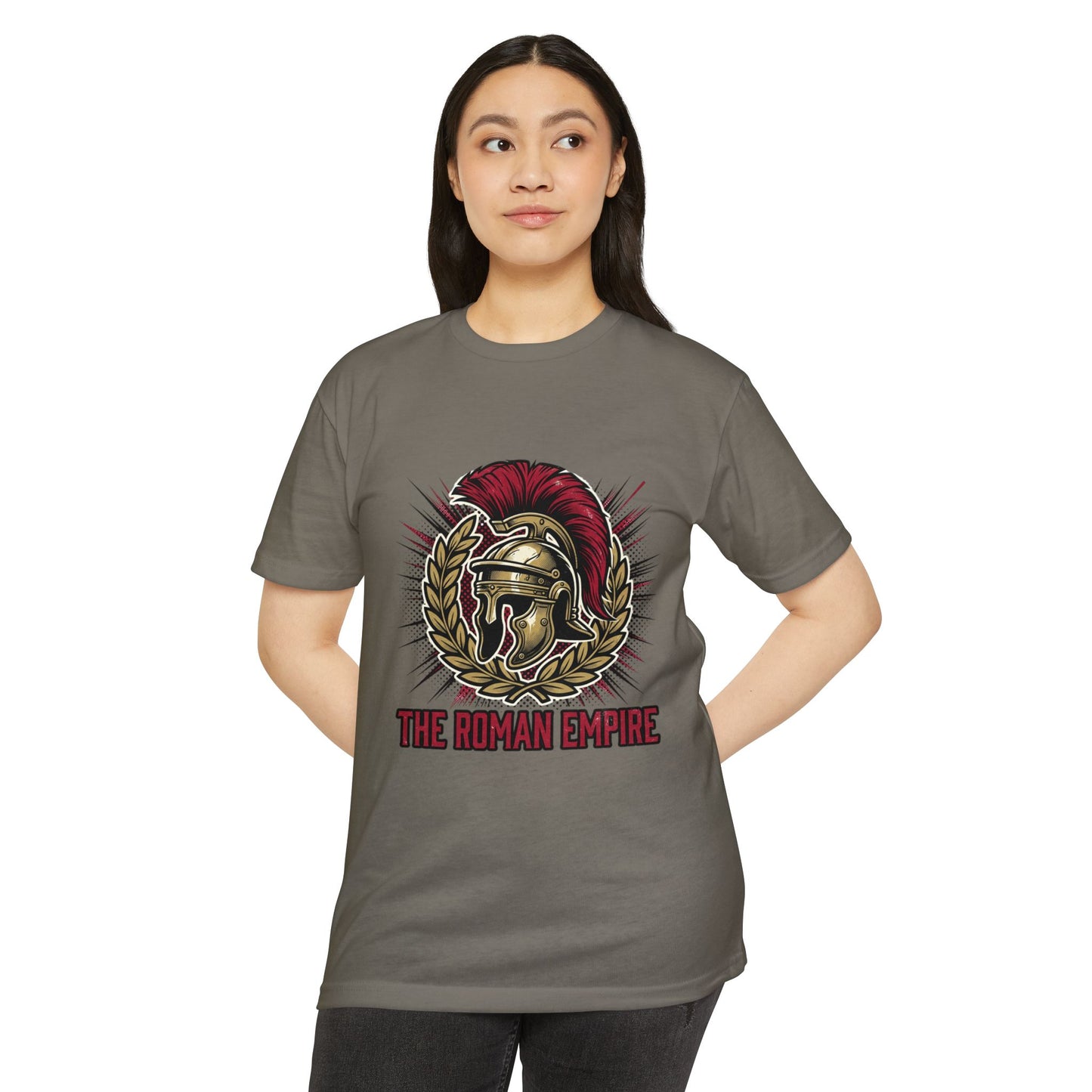 Roman Empire Helmet T-Shirt — Vintage Gladiator Graphic Tee
