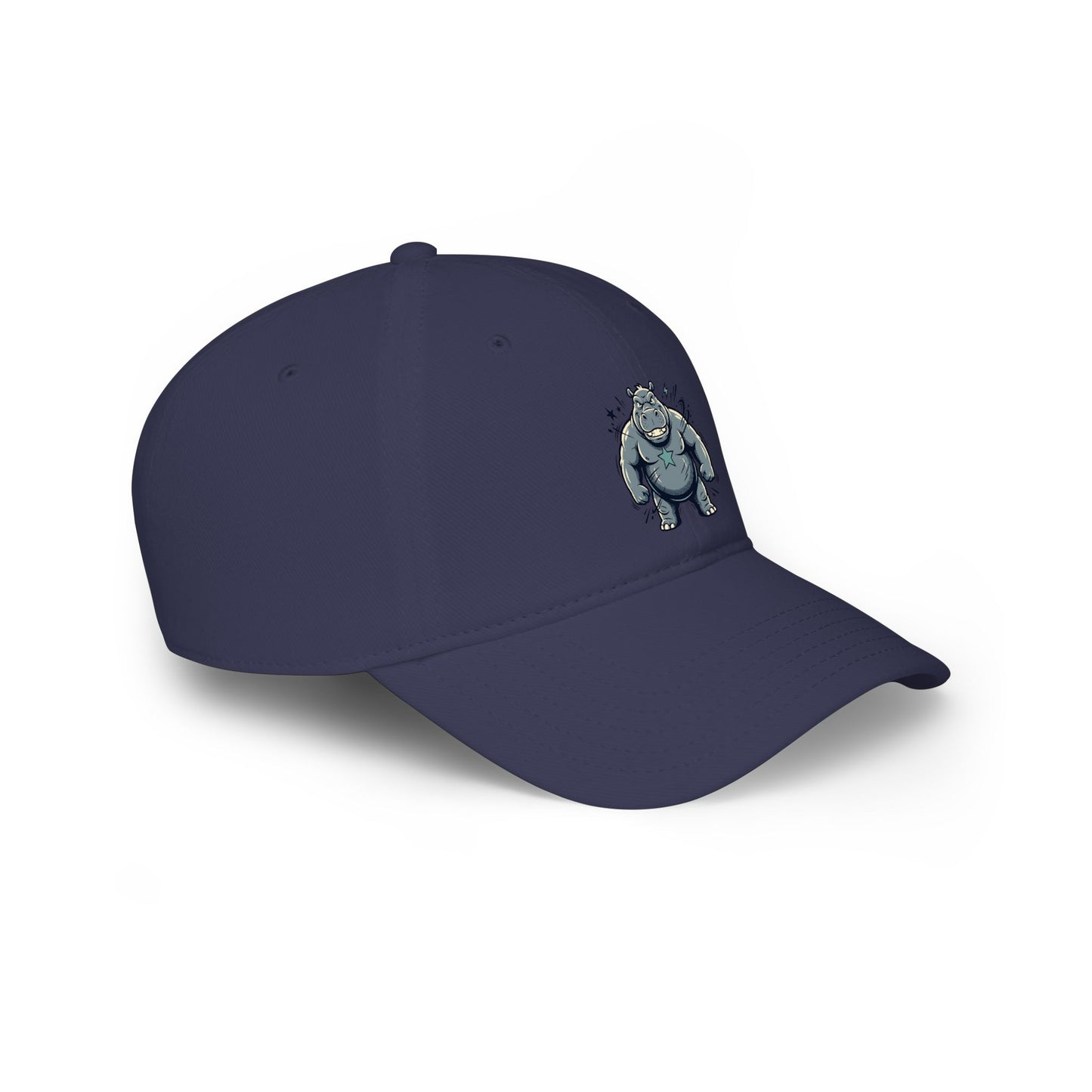 Cute Grumpy Monster Embroidered Baseball Cap