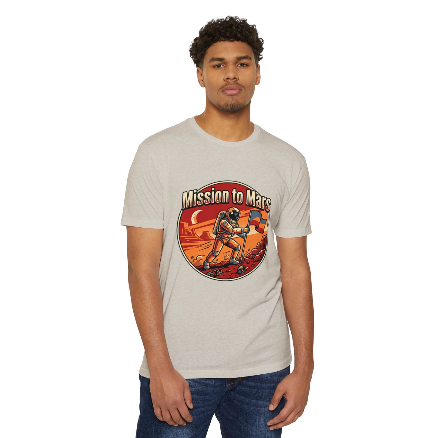 Mission to Mars Retro Astronaut T-Shirt