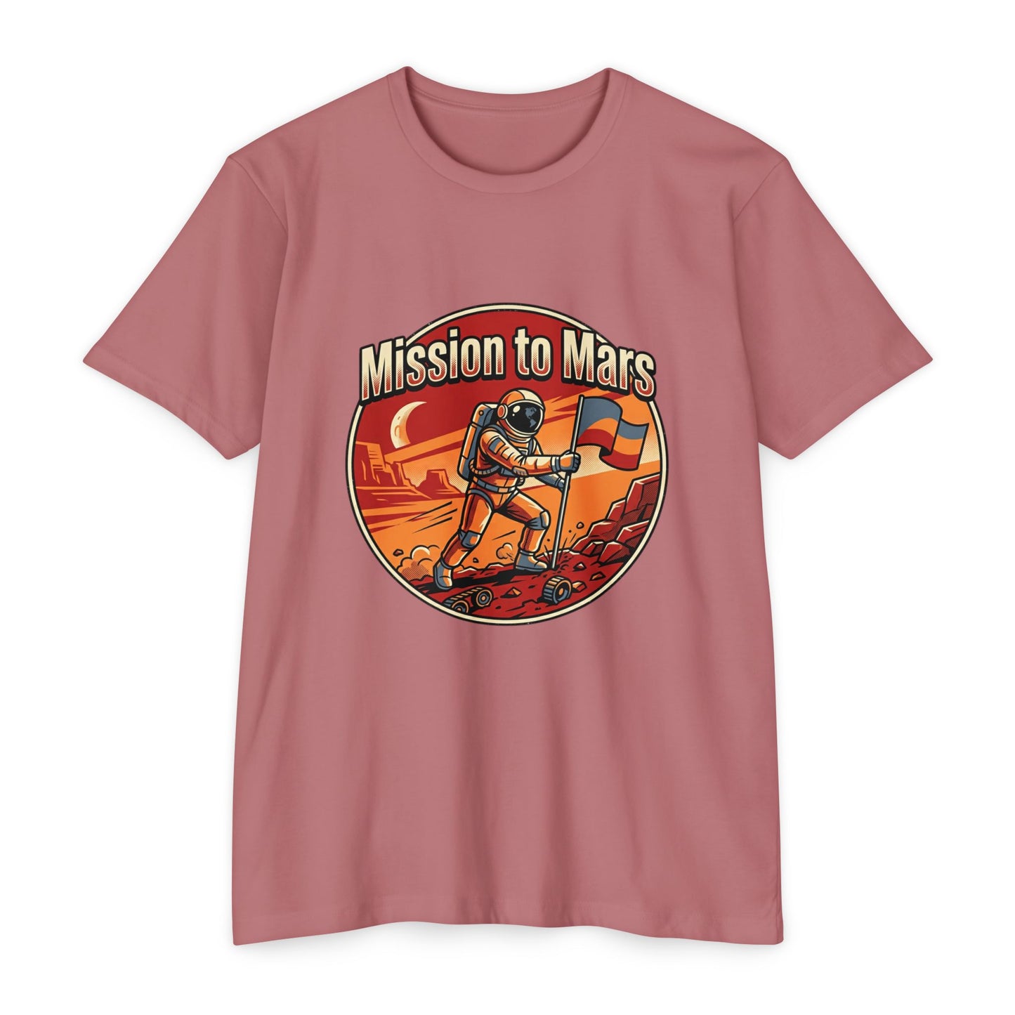 Mission to Mars Retro Astronaut T-Shirt