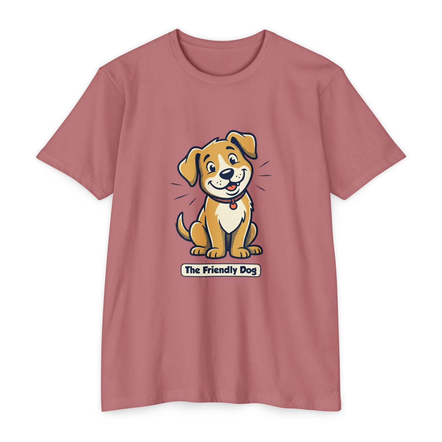 Friendly Dog T-Shirt – Cute Cartoon Puppy "The Friendly Dog" Tee
