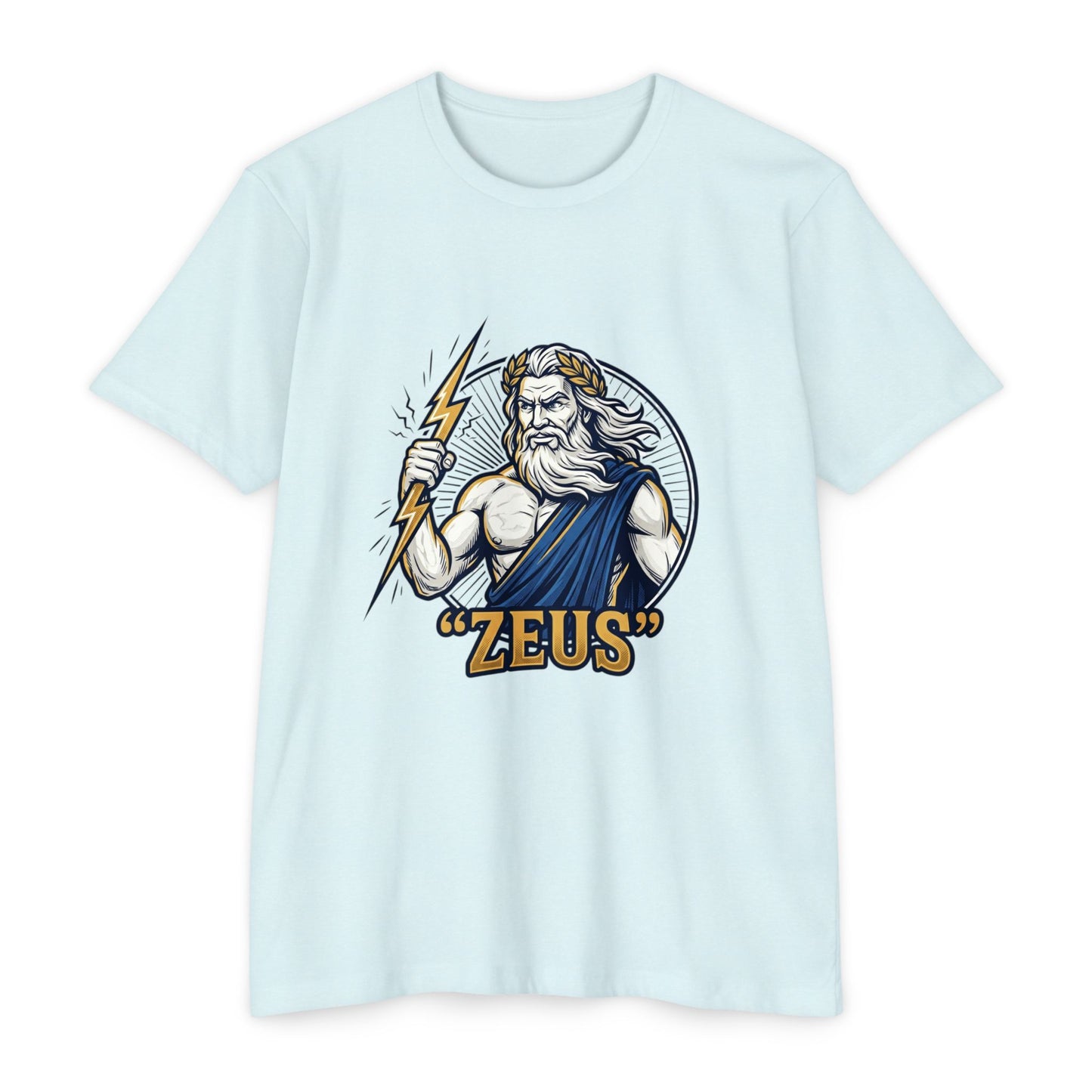 Zeus Lightning Graphic T‑Shirt — Mythology Greek God Tee