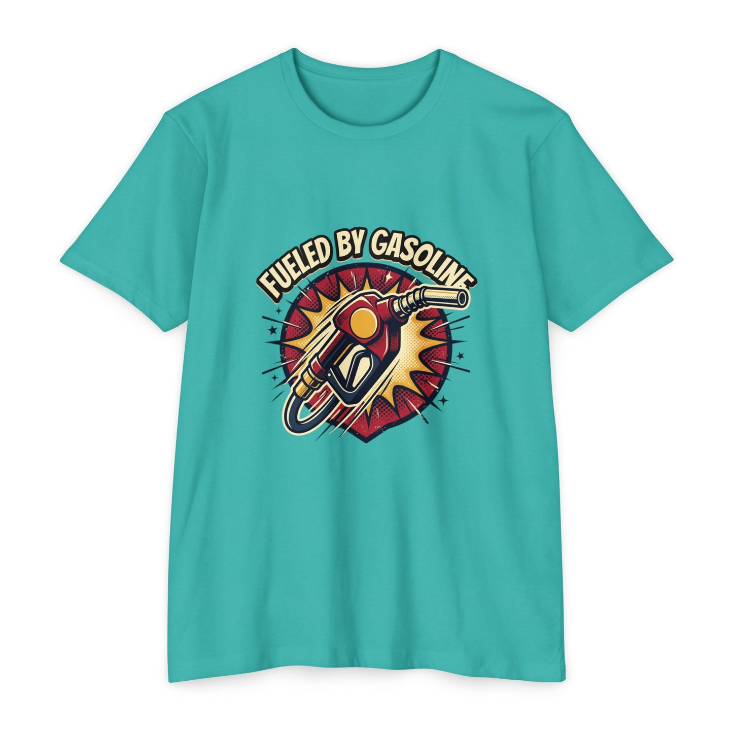 Fueled By Gasoline Retro Gas Pump T-Shirt