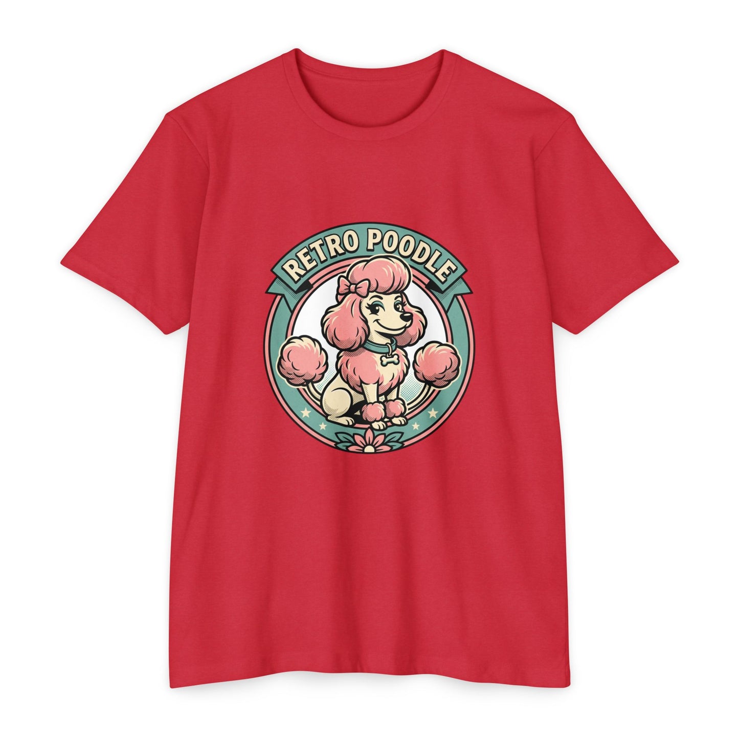 Retro Poodle T-Shirt — Vintage Cute Dog Graphic Tee