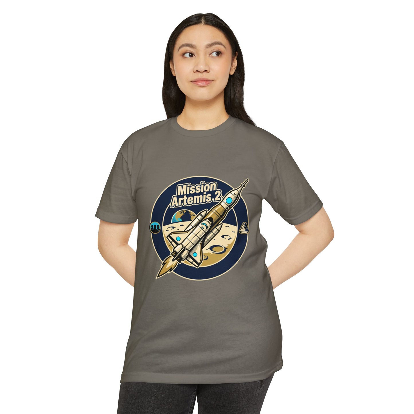 Mission Artemis II Retro Space T-Shirt — Artemis 2 Rocket Tee