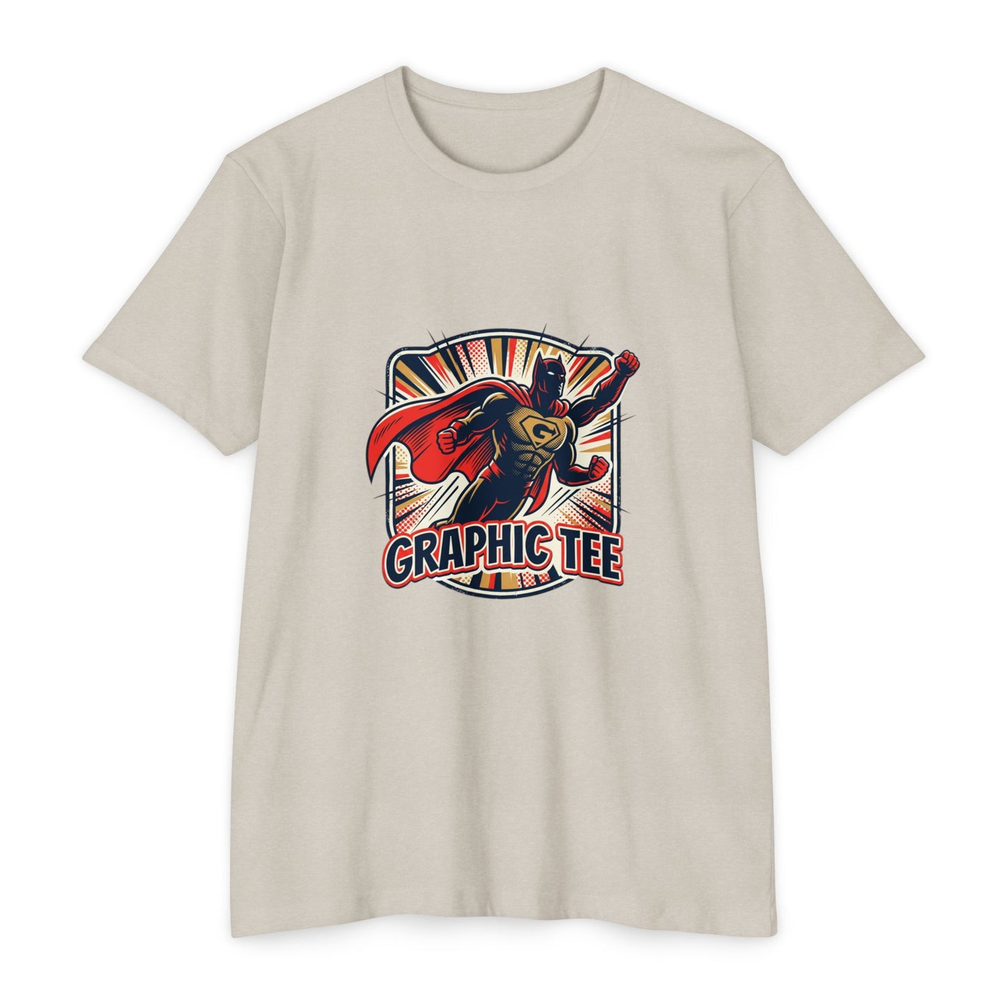 Retro Superhero Graphic Tee — Vintage Comic T-Shirt