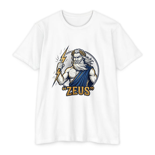 Zeus Lightning Graphic T‑Shirt — Mythology Greek God Tee