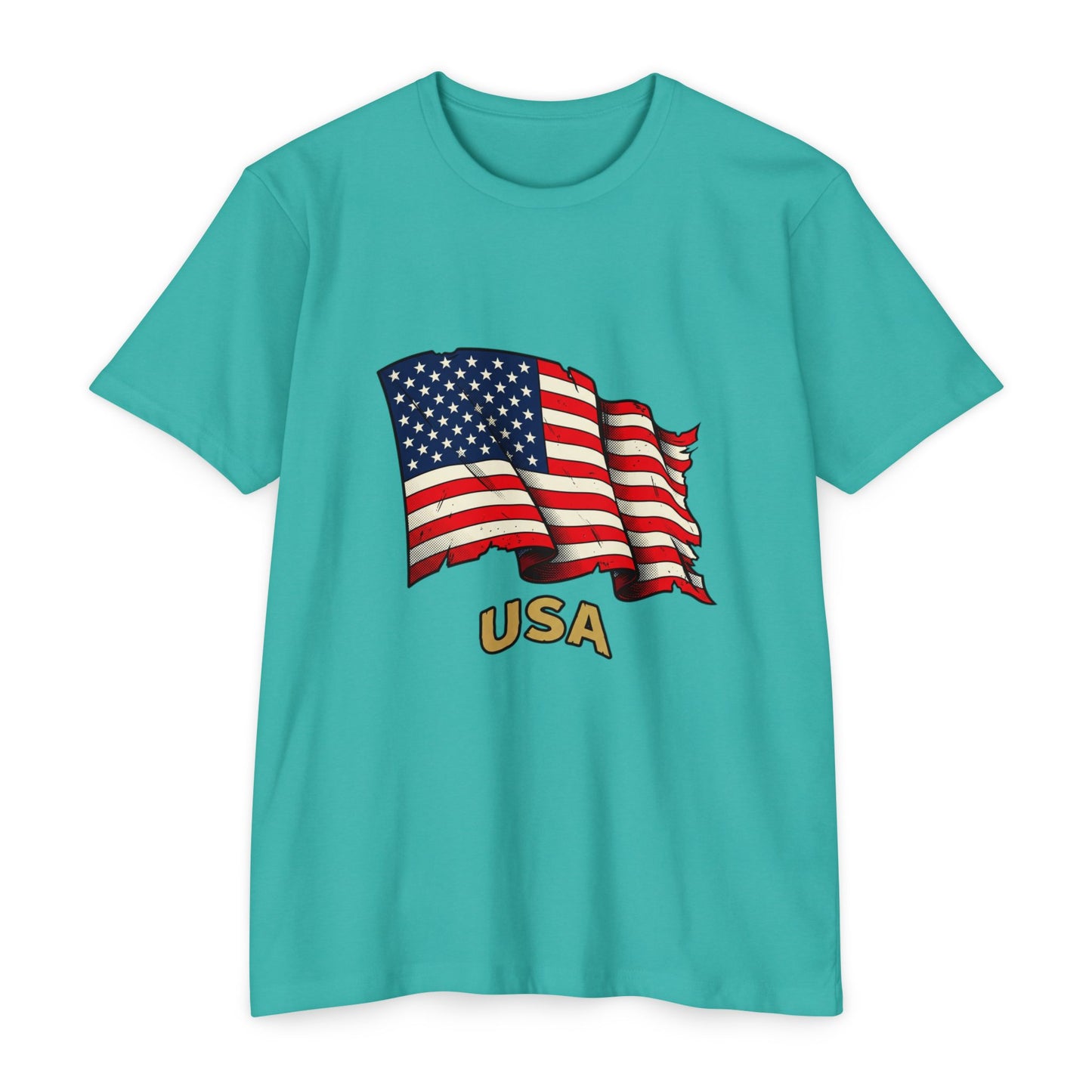 Vintage American Flag T-Shirt — USA Flag Graphic Tee