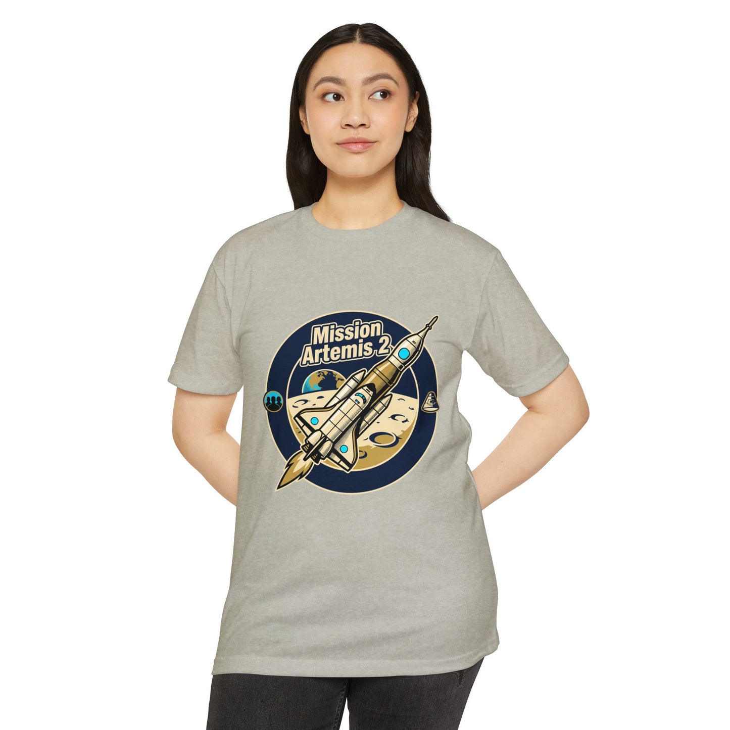 Mission Artemis II Retro Space T-Shirt — Artemis 2 Rocket Tee