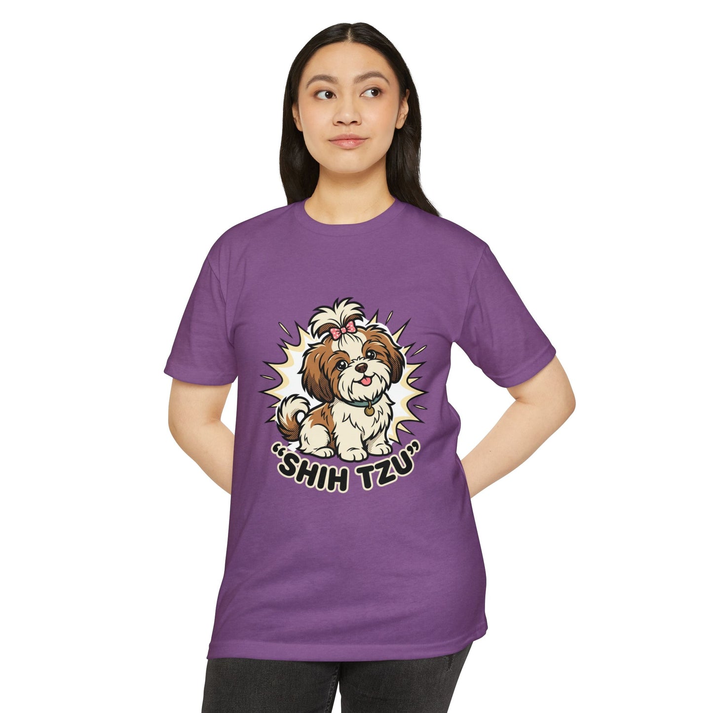 Shih Tzu Cute Cartoon T-Shirt — Adorable Dog Lover Tee