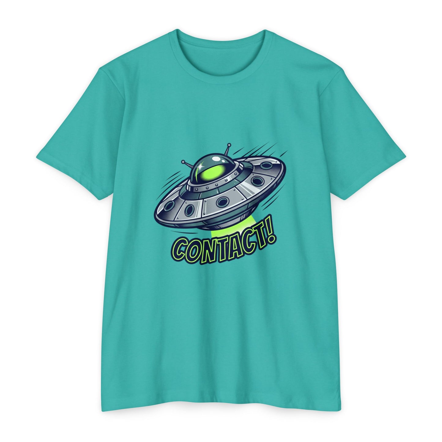 UFO Contact T-Shirt — Alien Spaceship Graphic Tee