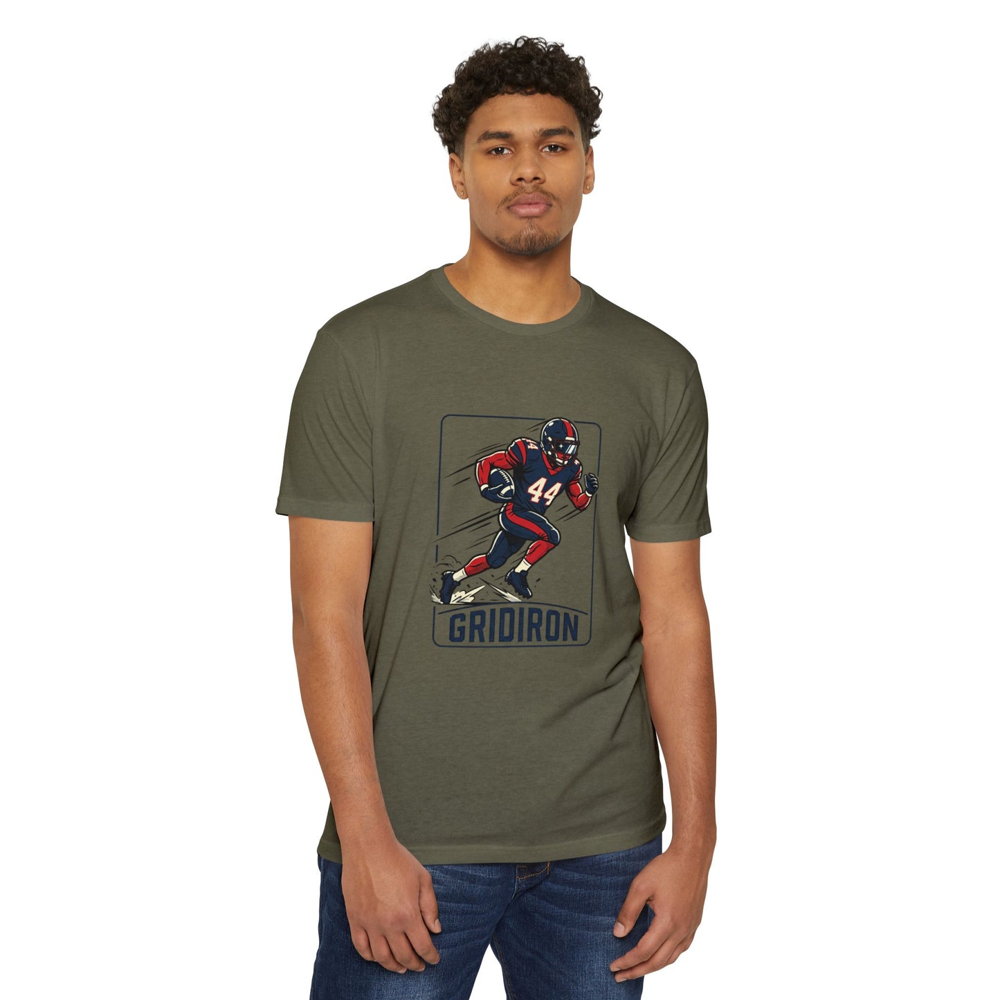 Camiseta Gráfica de Jogador de Futebol Americano