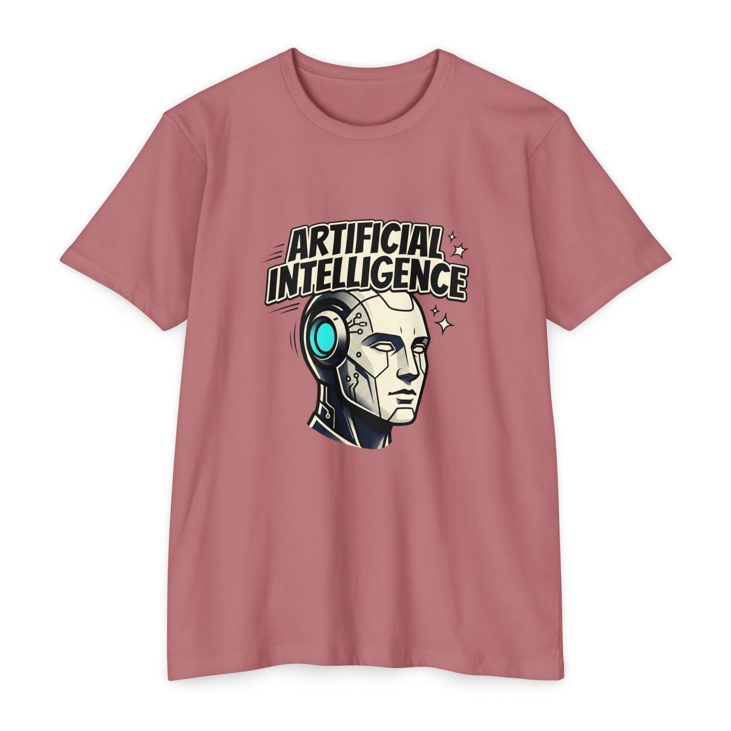 Artificial Intelligence Robot Tee — AI Head Graphic T-Shirt