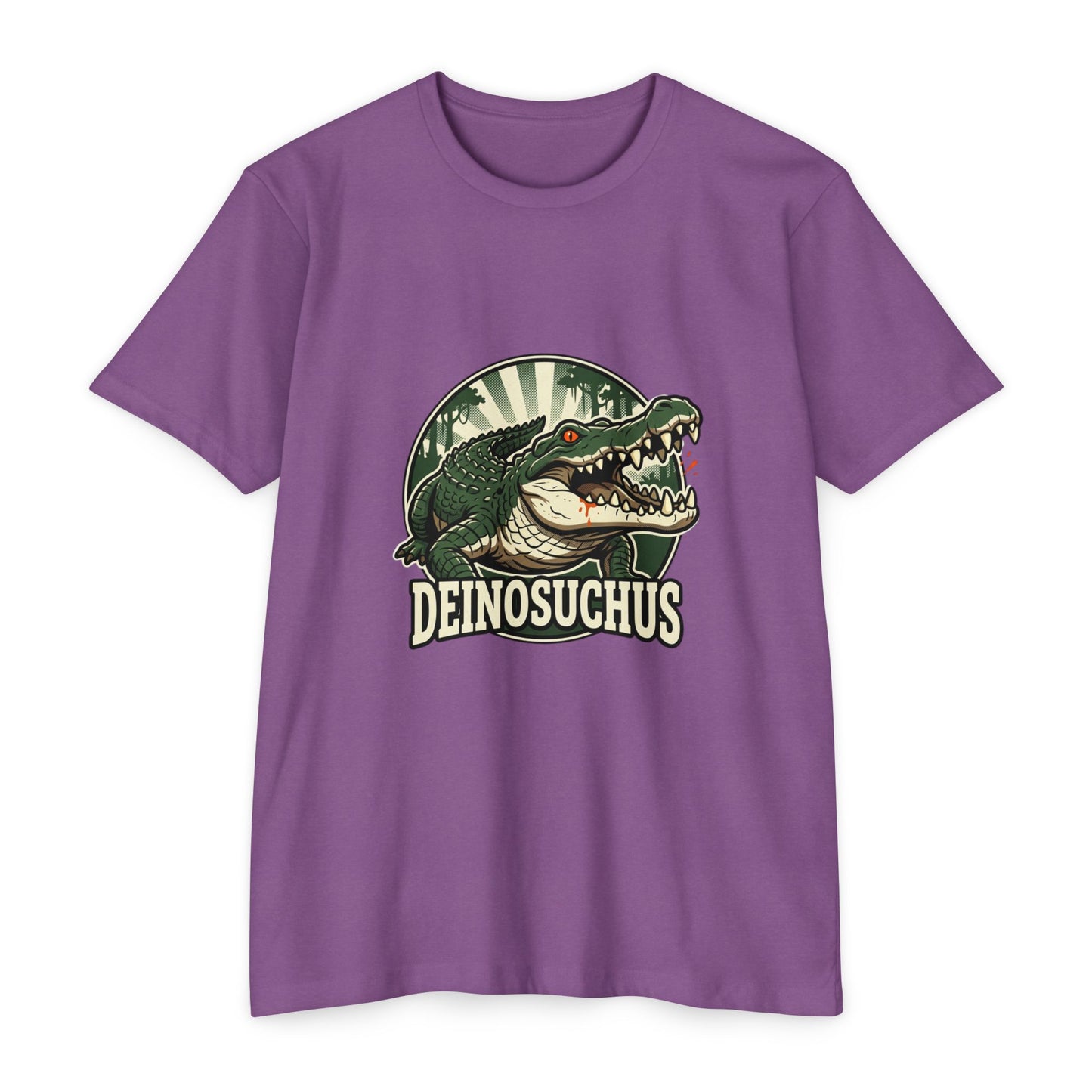 Deinosuchus Alligator Retro Fossil Graphic T-Shirt