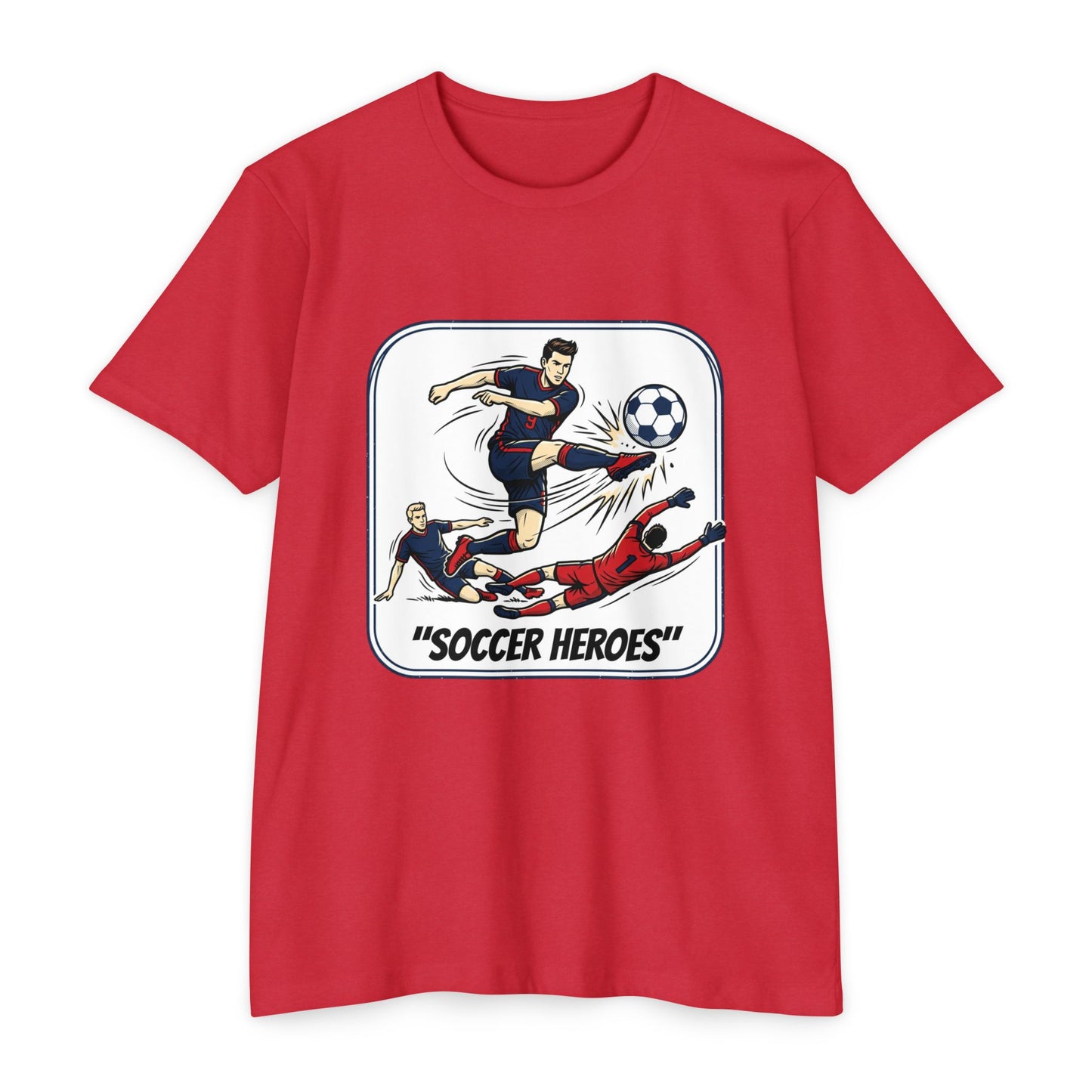 Soccer Heroes T-Shirt — Vintage Comic Soccer Graphic Tee