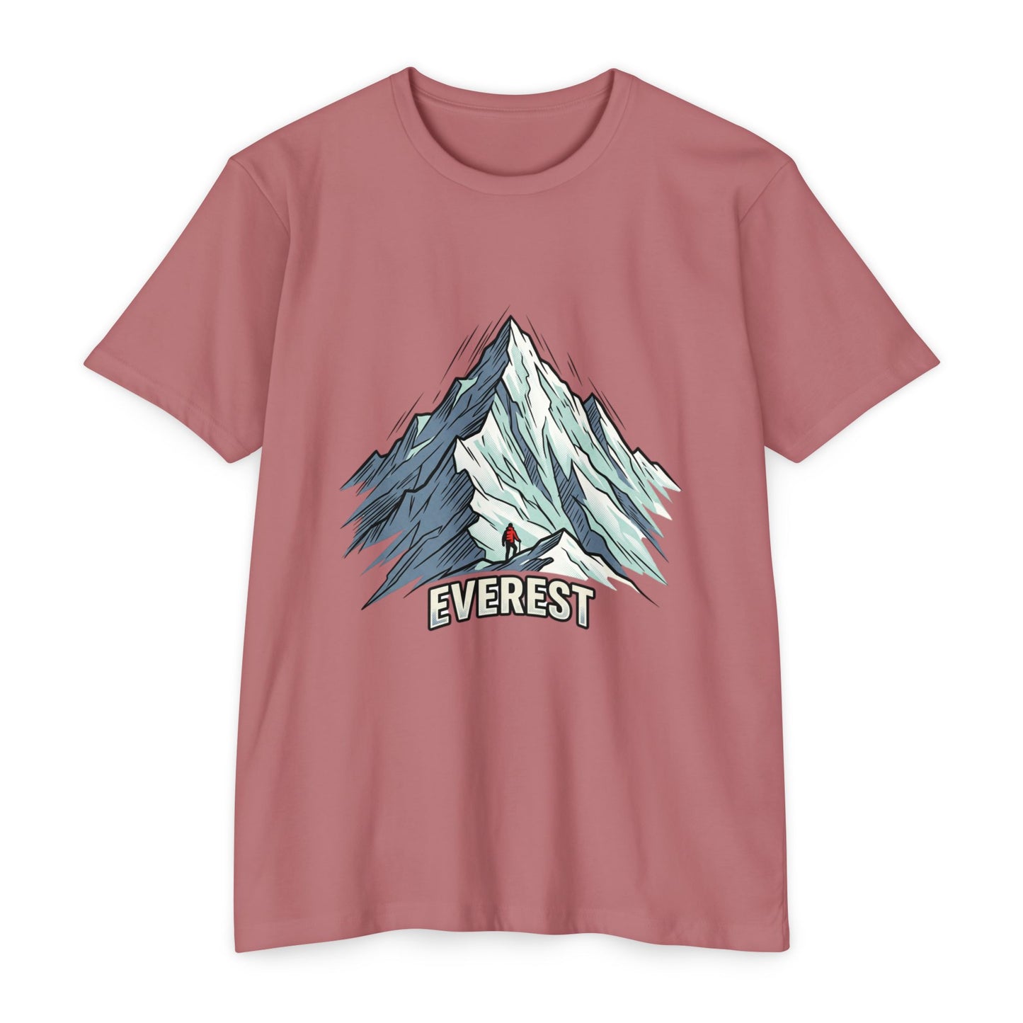 Everest Mountain Graphic T-Shirt — Adventure Climber Tee