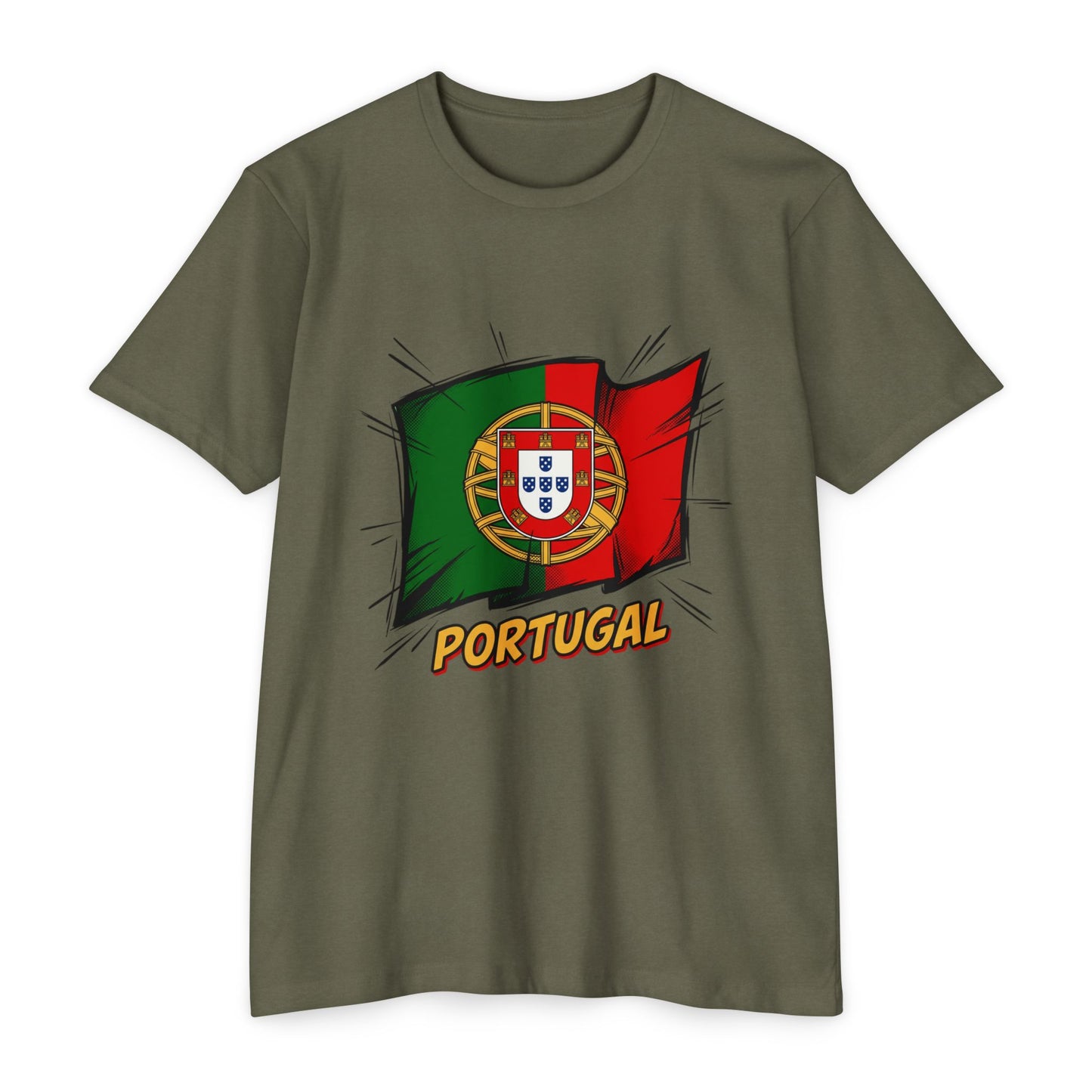 Portugal Flag Graphic T-Shirt — Vibrant Portuguese Pride Tee