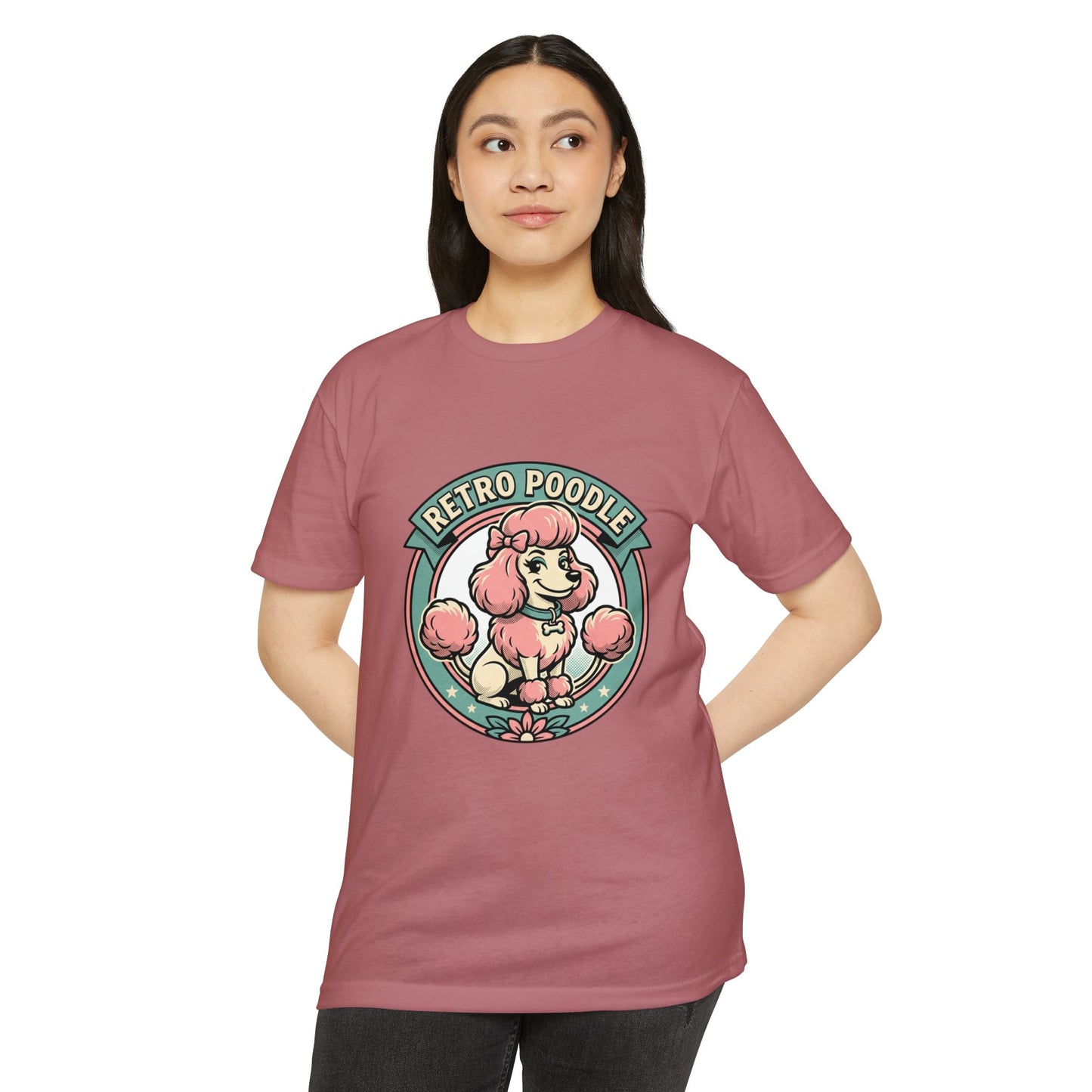 Retro Poodle T-Shirt — Vintage Cute Dog Graphic Tee