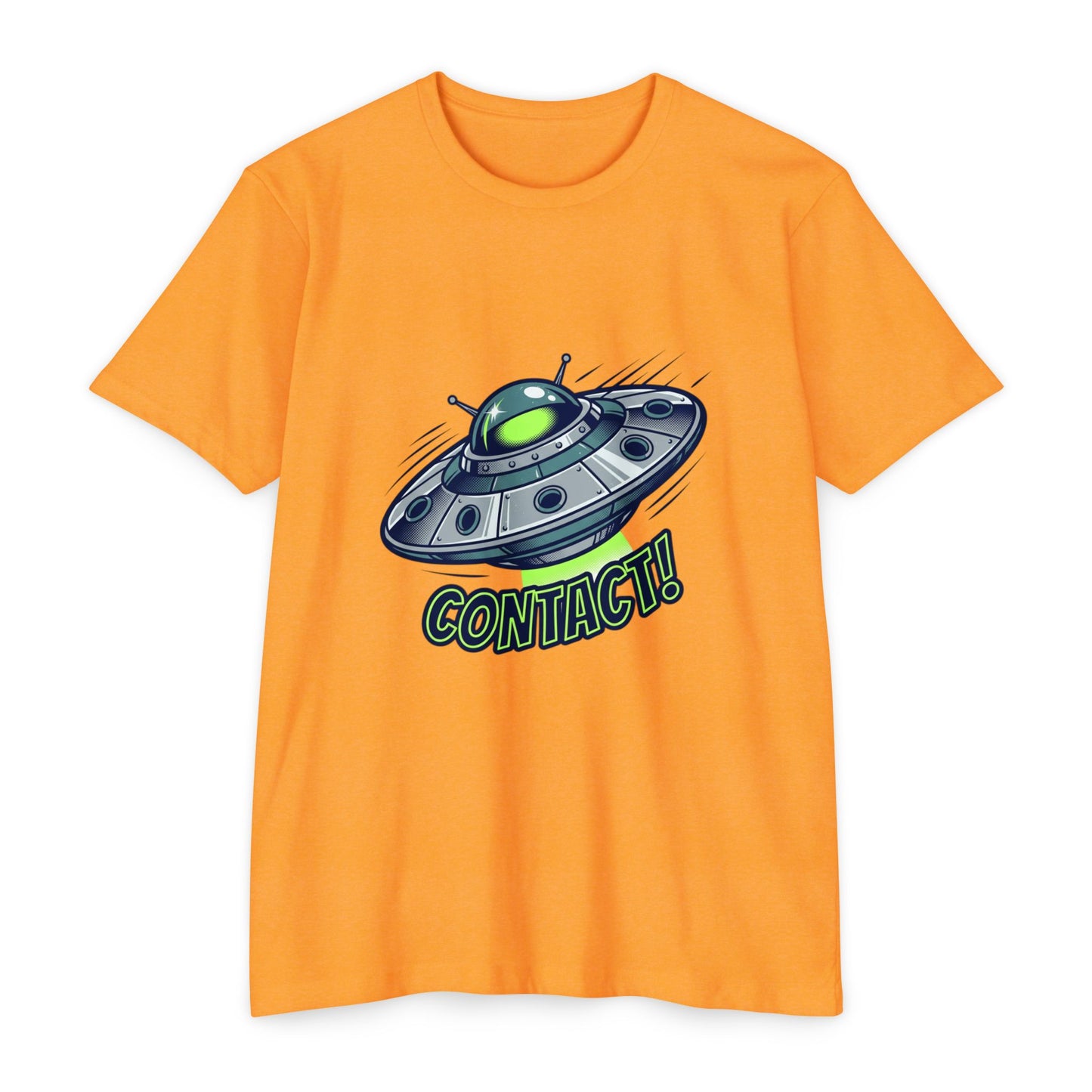 UFO Contact T-Shirt — Alien Spaceship Graphic Tee