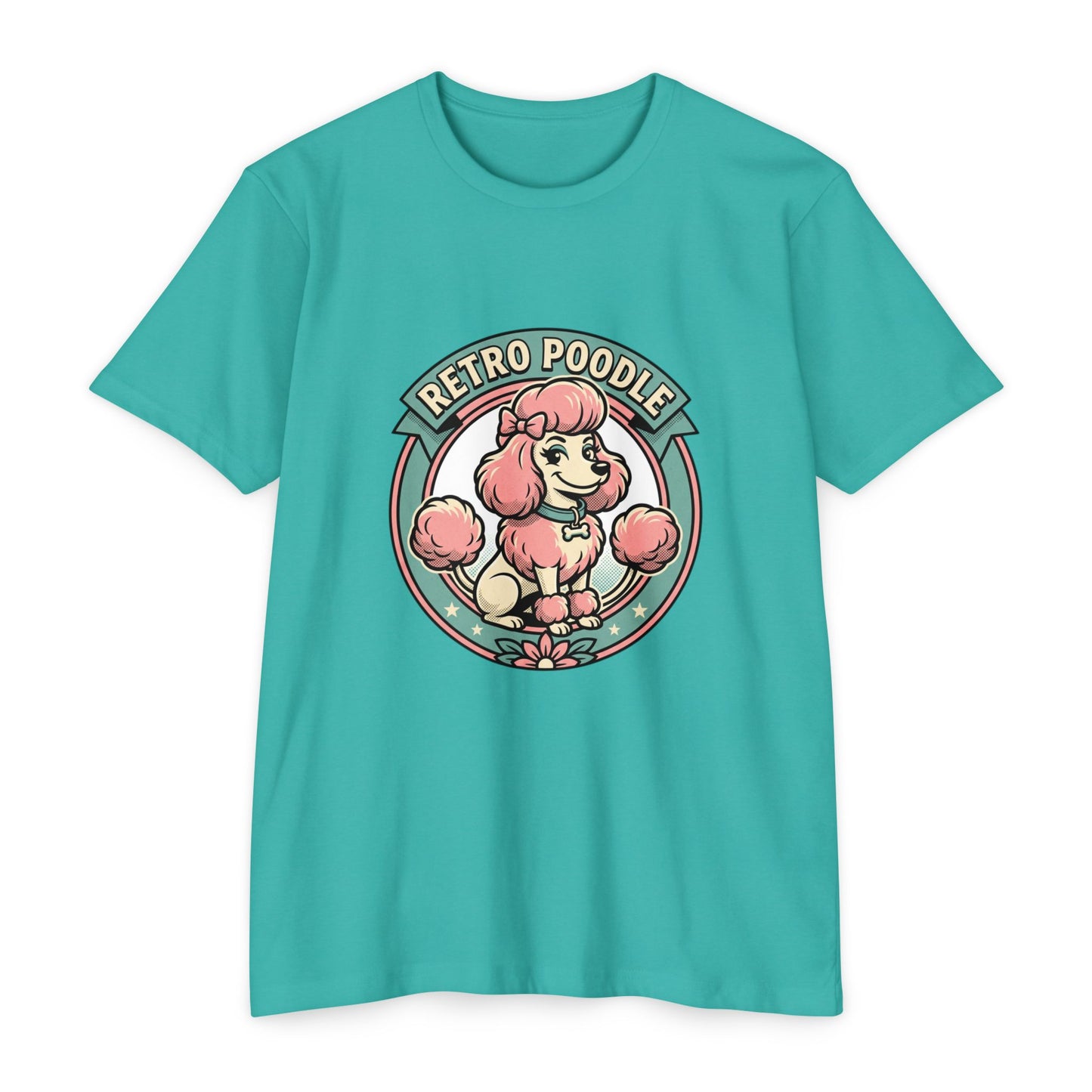 Retro Poodle T-Shirt — Vintage Cute Dog Graphic Tee