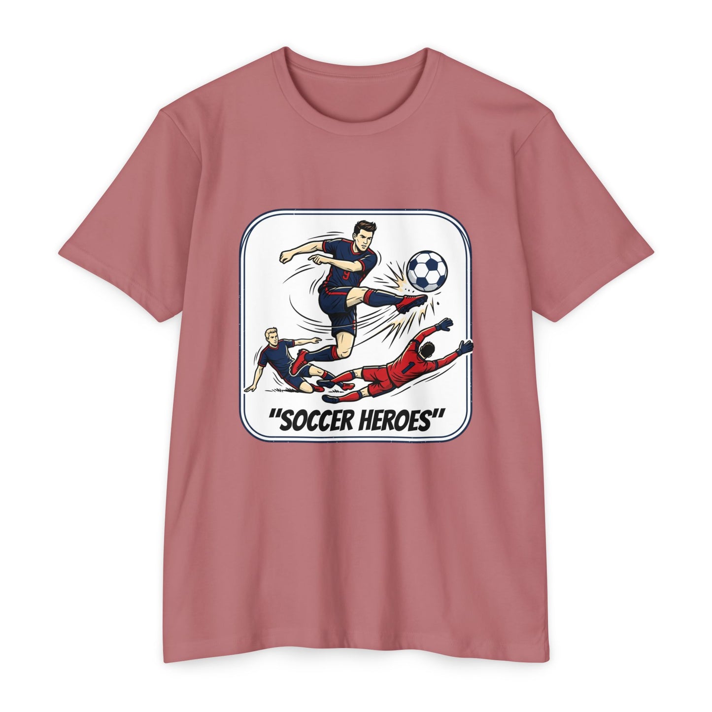 Soccer Heroes T-Shirt — Vintage Comic Soccer Graphic Tee