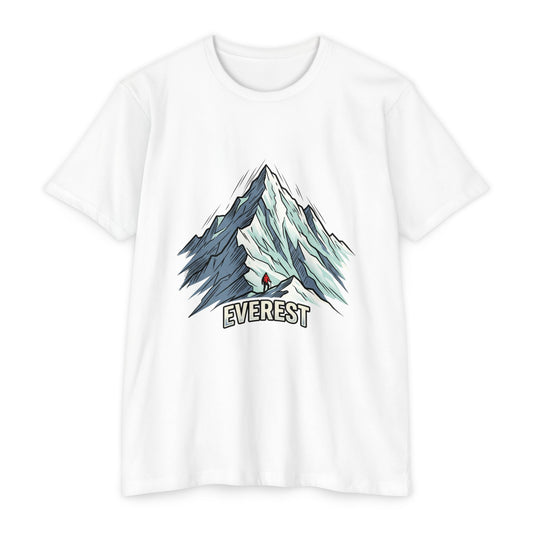 Everest Mountain Graphic T-Shirt — Adventure Climber Tee
