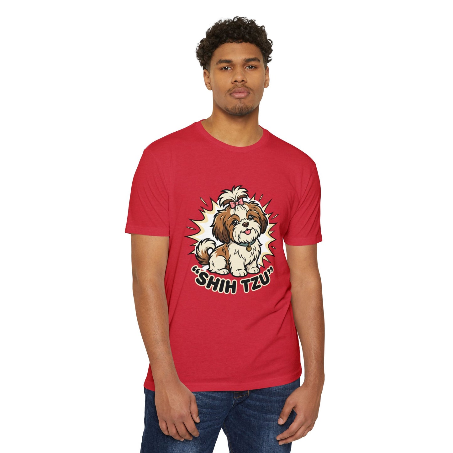 Shih Tzu Cute Cartoon T-Shirt — Adorable Dog Lover Tee