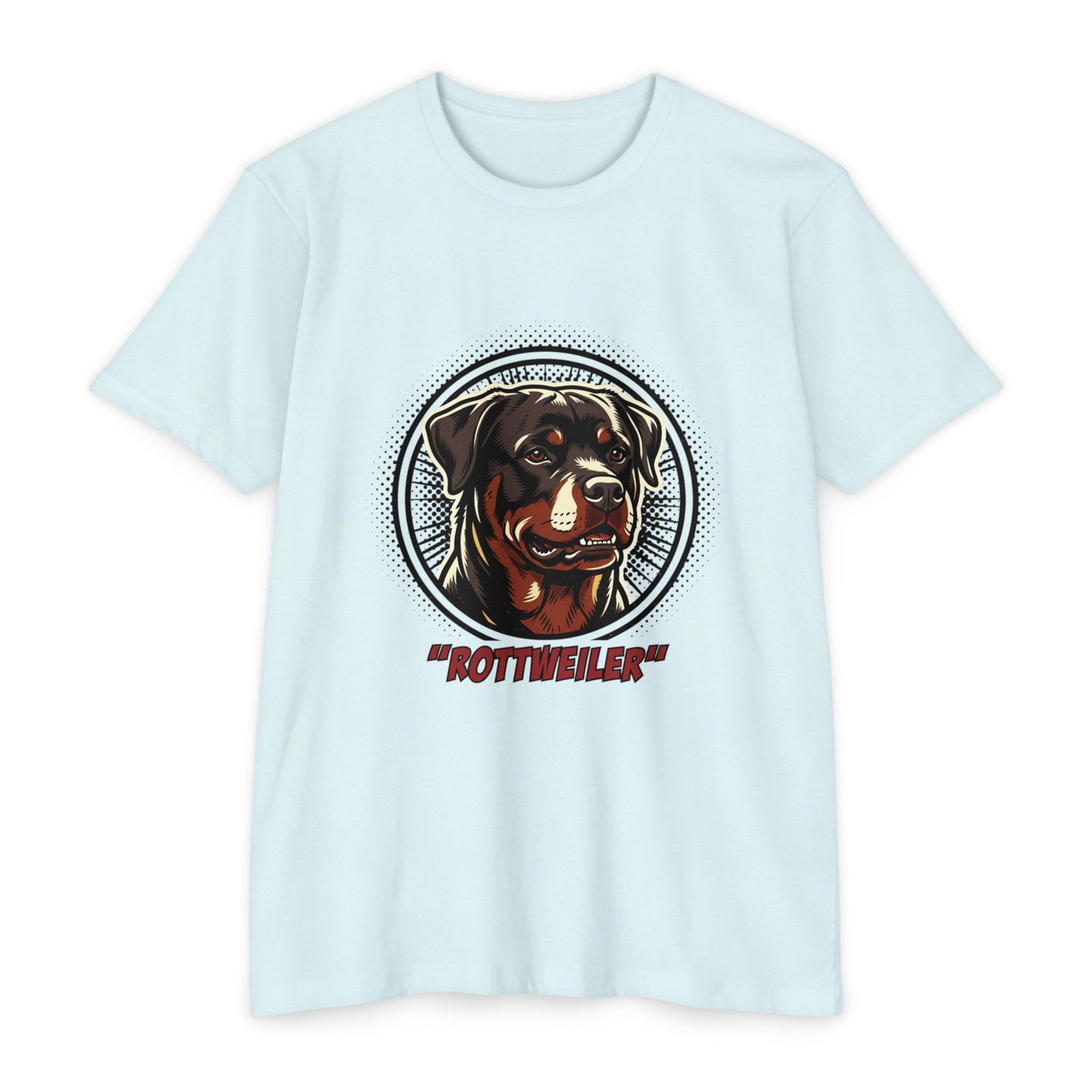Rottweiler Vintage Portrait T-Shirt — Retro Dog Graphic Tee