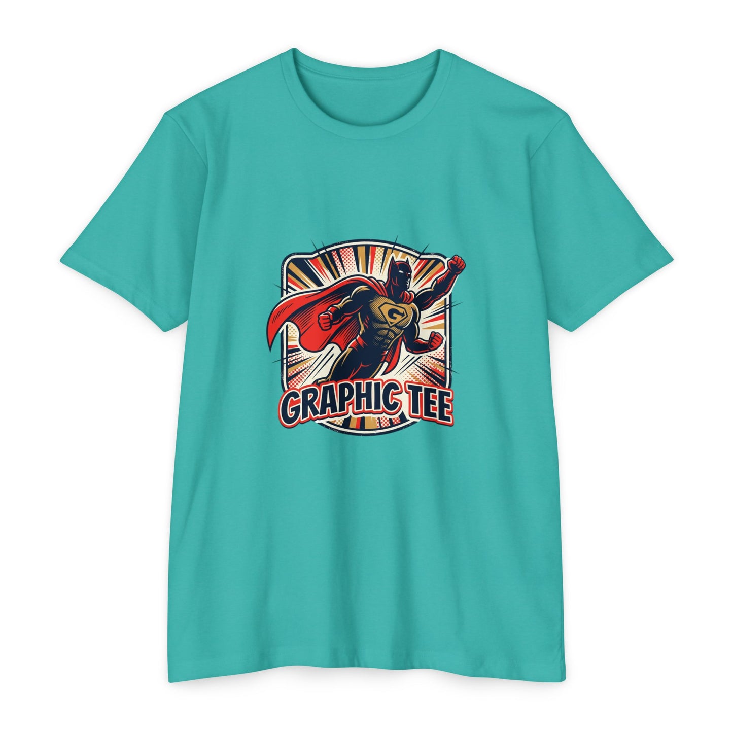 Retro Superhero Graphic Tee — Vintage Comic T-Shirt
