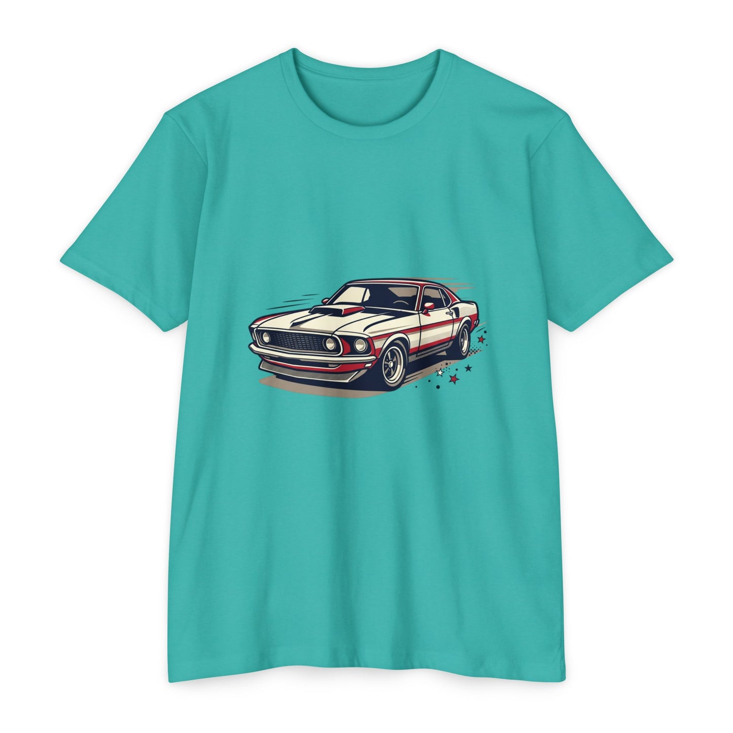 Classic Muscle Car T-Shirt — Retro Racing Illustration Tee
