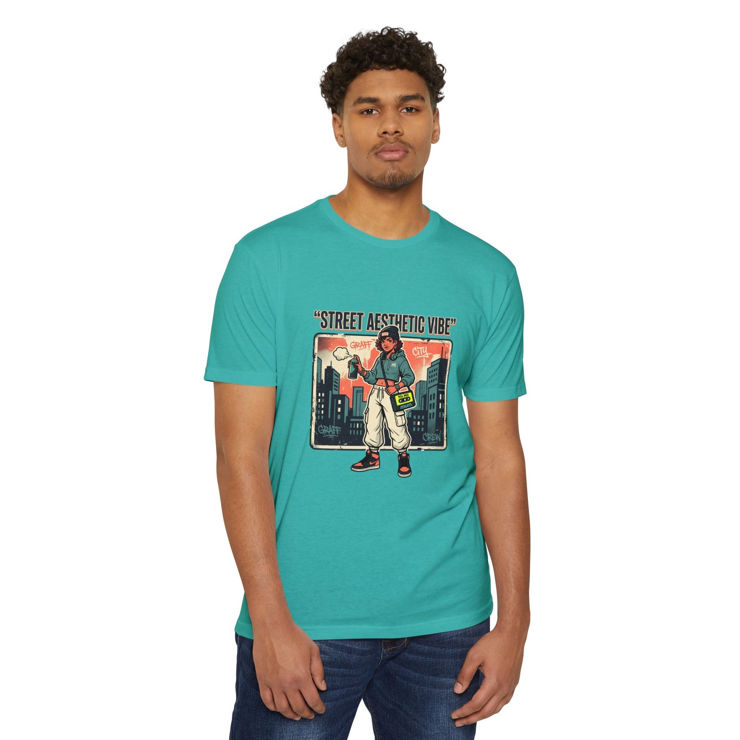 Street Aesthetic Vibe Graphic T-Shirt — Urban Skatewear Tee