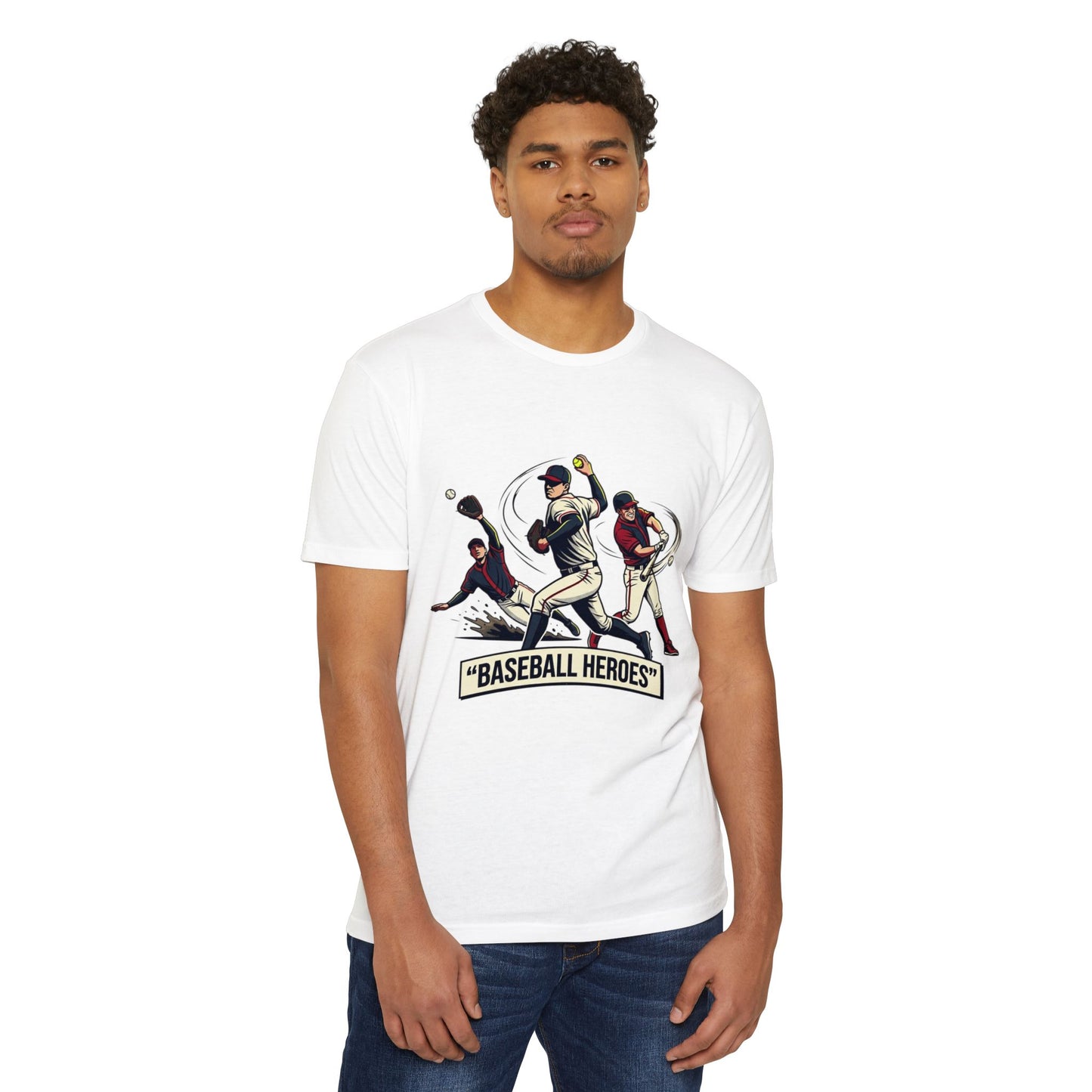 Baseball Heroes Vintage Players T-Shirt